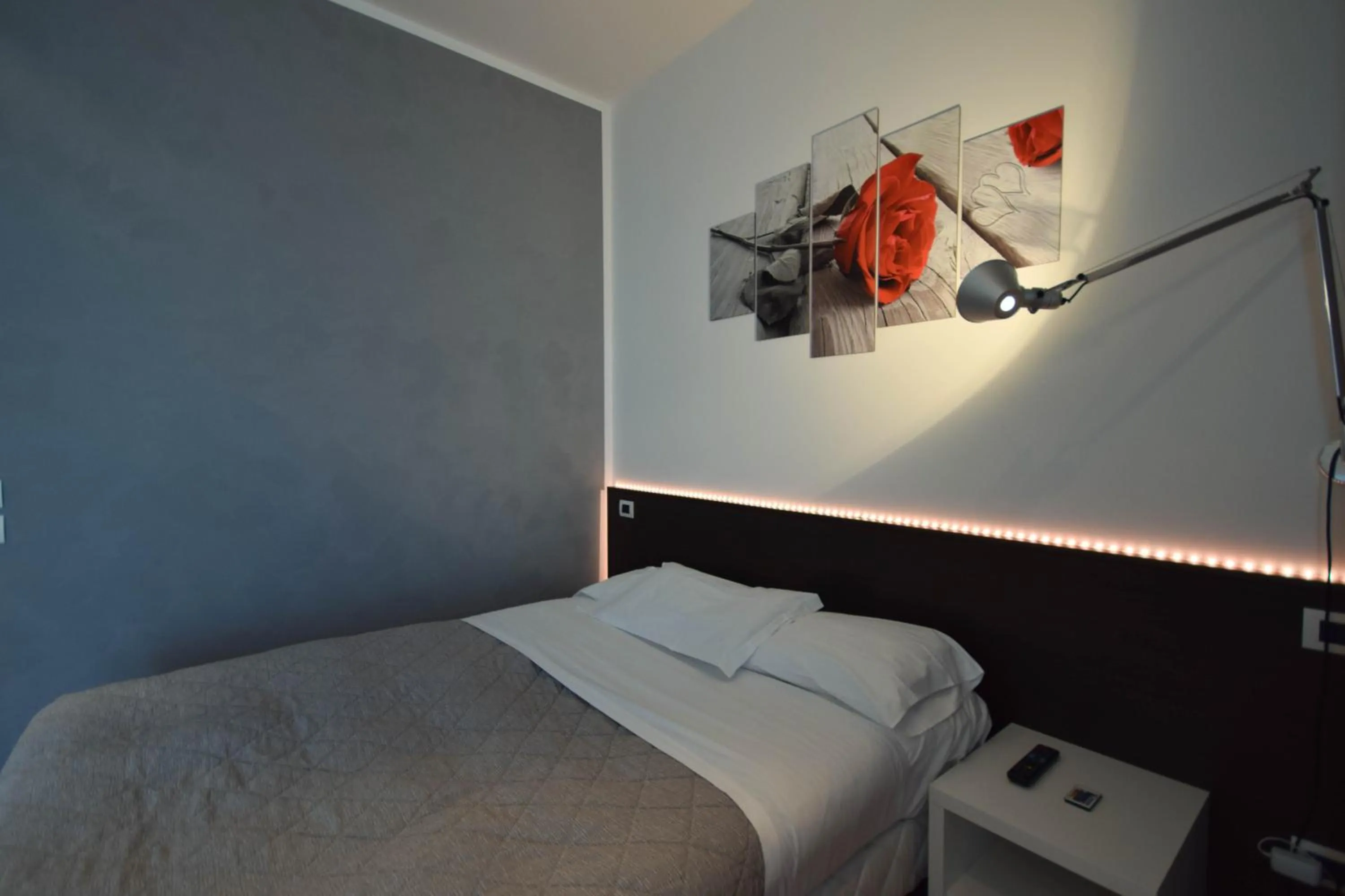 Bed in Hotel Mantova Residence