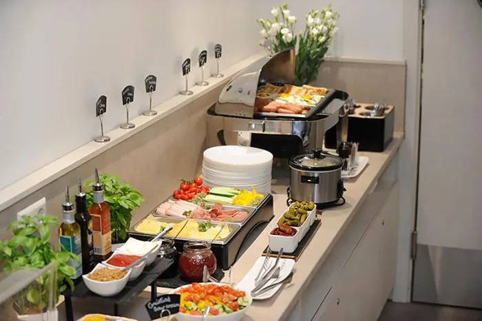 Kitchen or kitchenette in Dangė Hotel