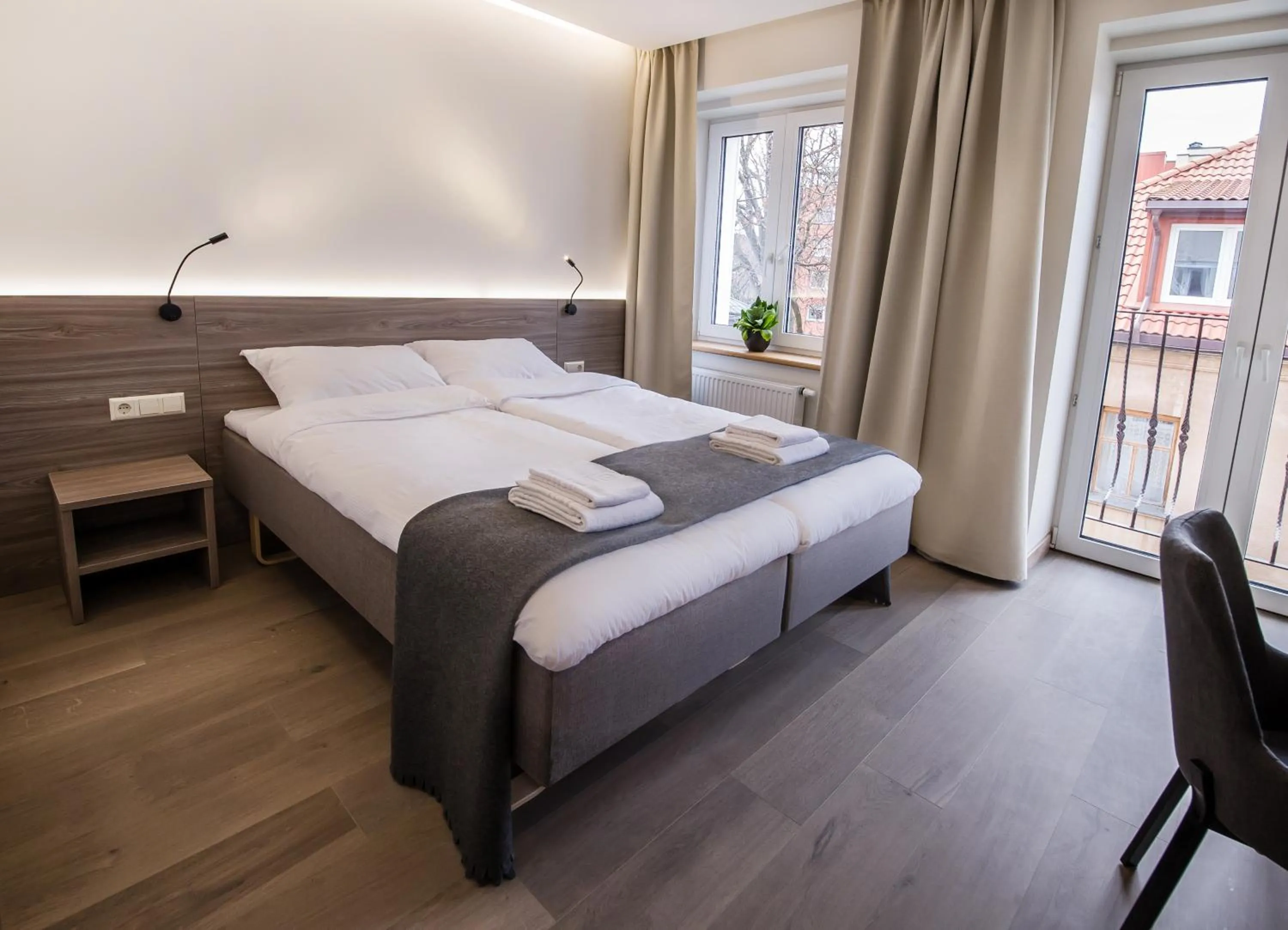 Bed in Dangė Hotel