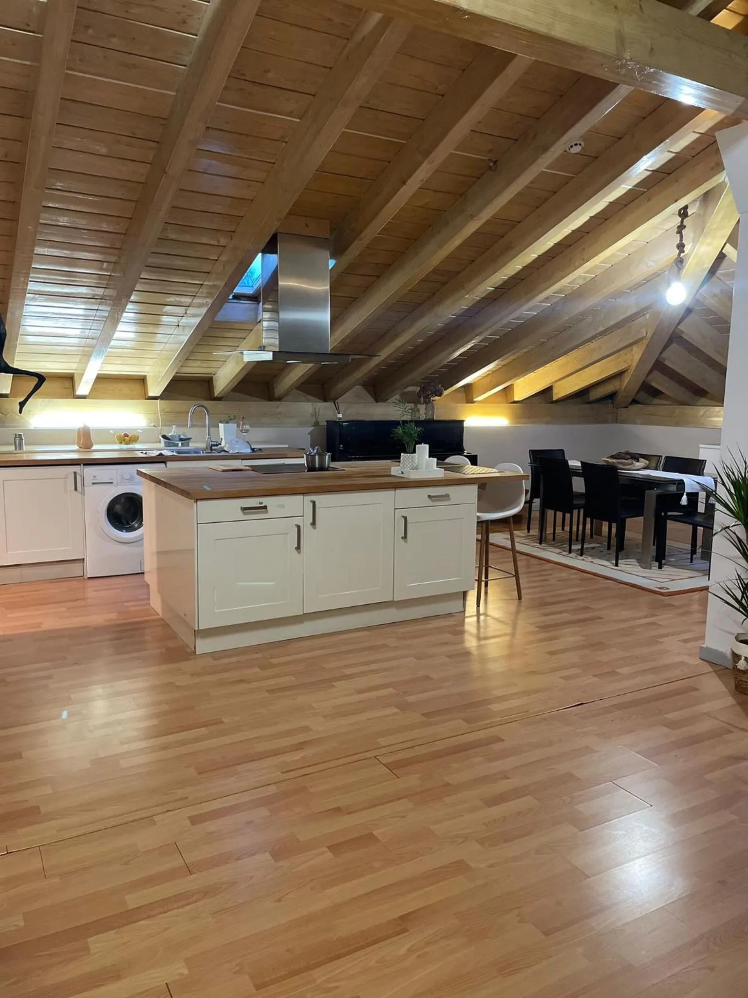 Kitchen or kitchenette in Hotel Nagusi