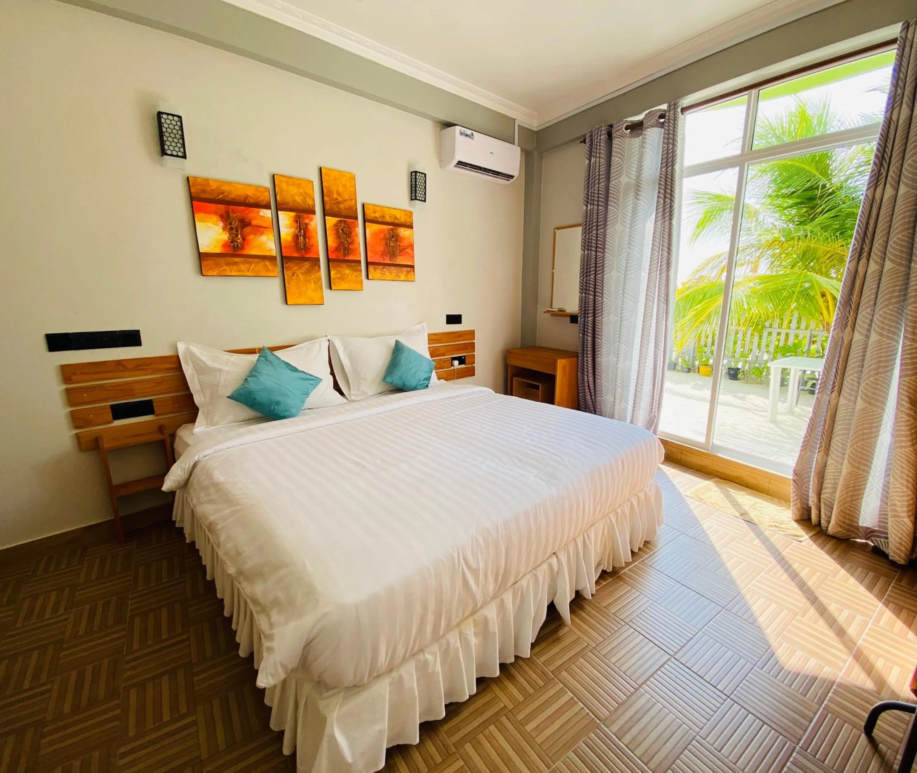 Bedroom, Bed in IRIS Beach Residence
