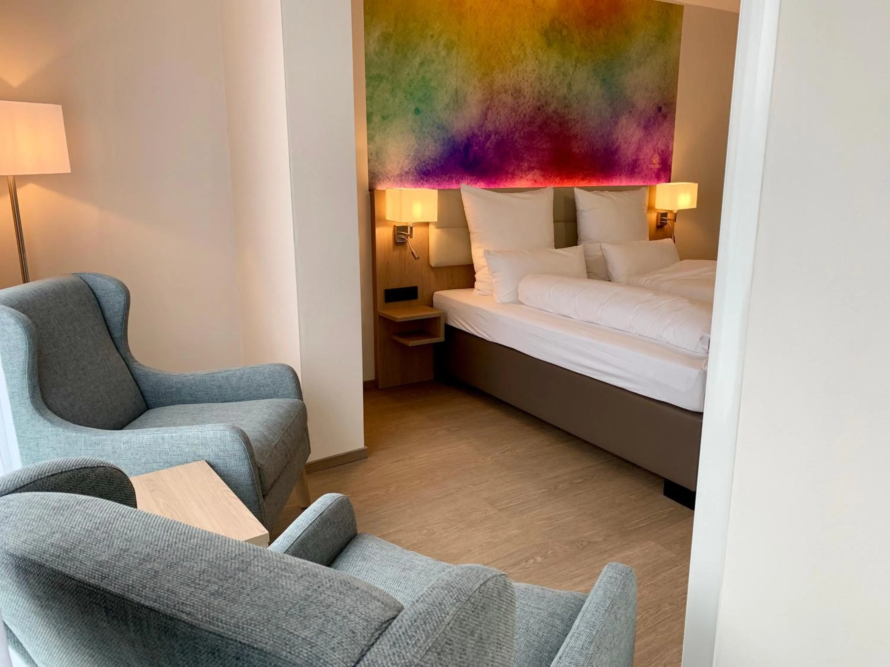 Bed in Thermalhotel Kemper