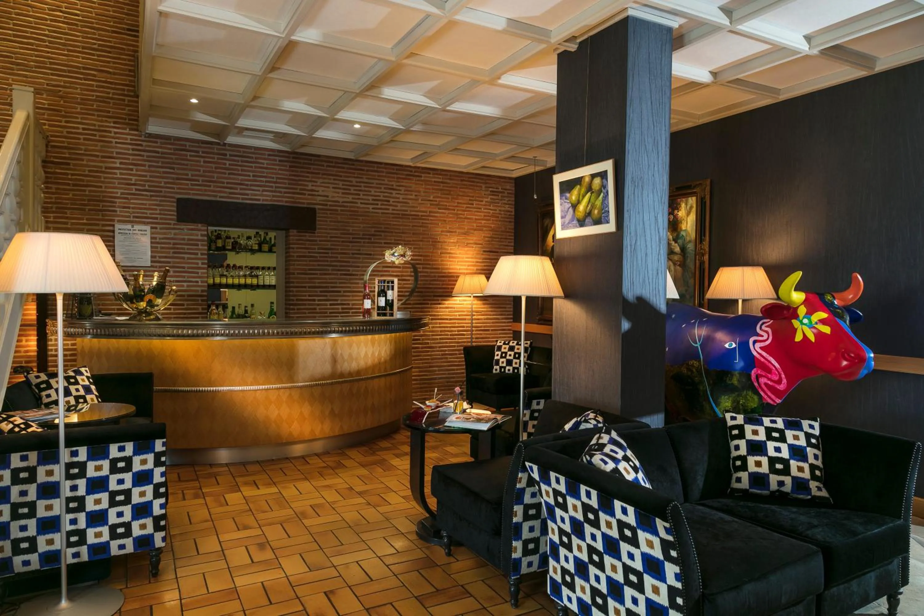 Lobby or reception in Relais de la Poste