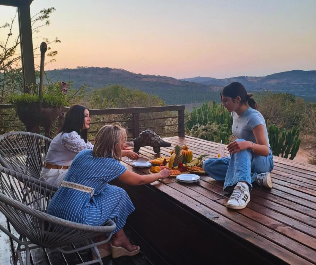 Patio in Ndhula Luxury Tented Lodge