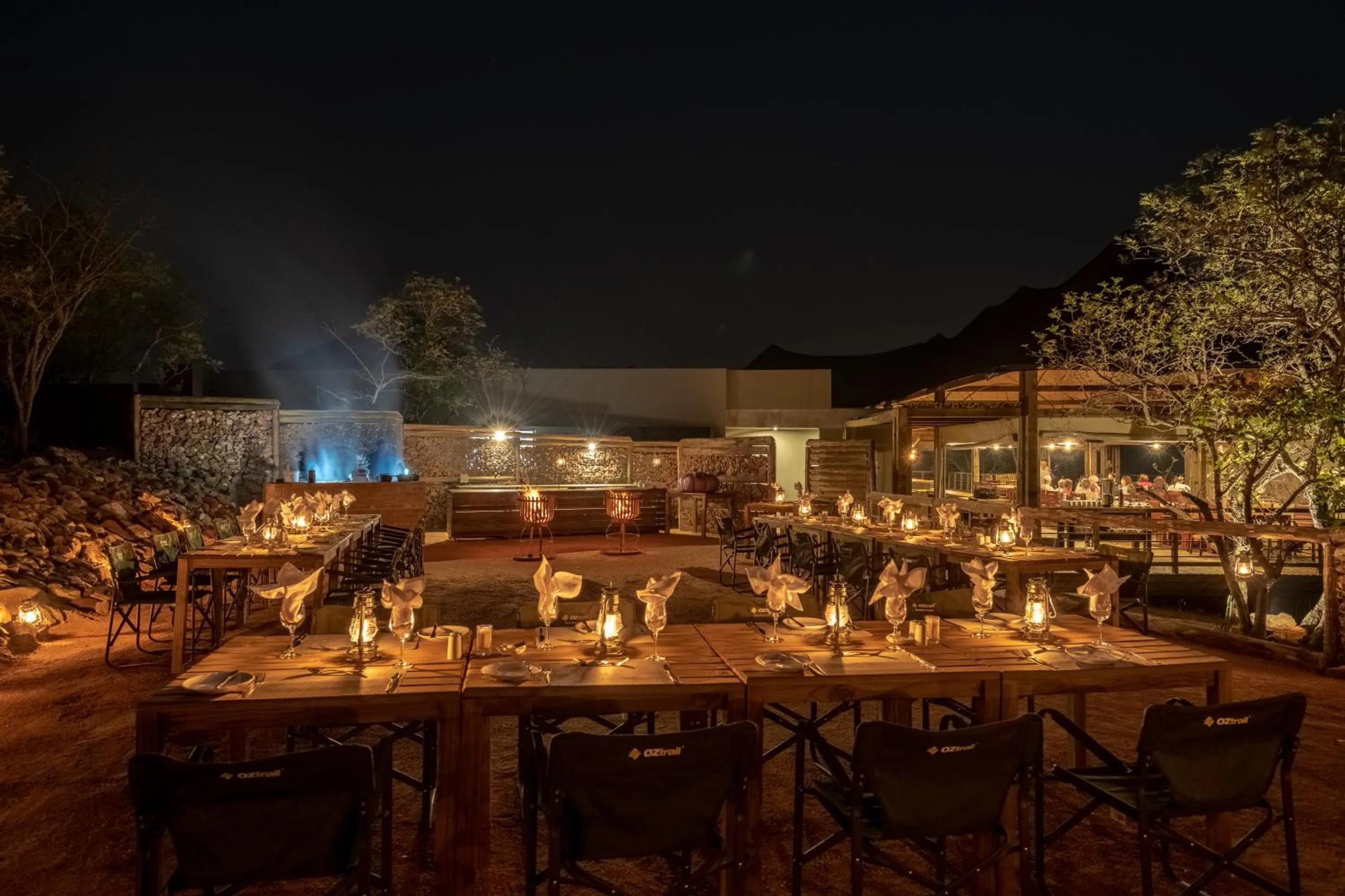 Restaurant/places to eat in Ndhula Luxury Tented Lodge