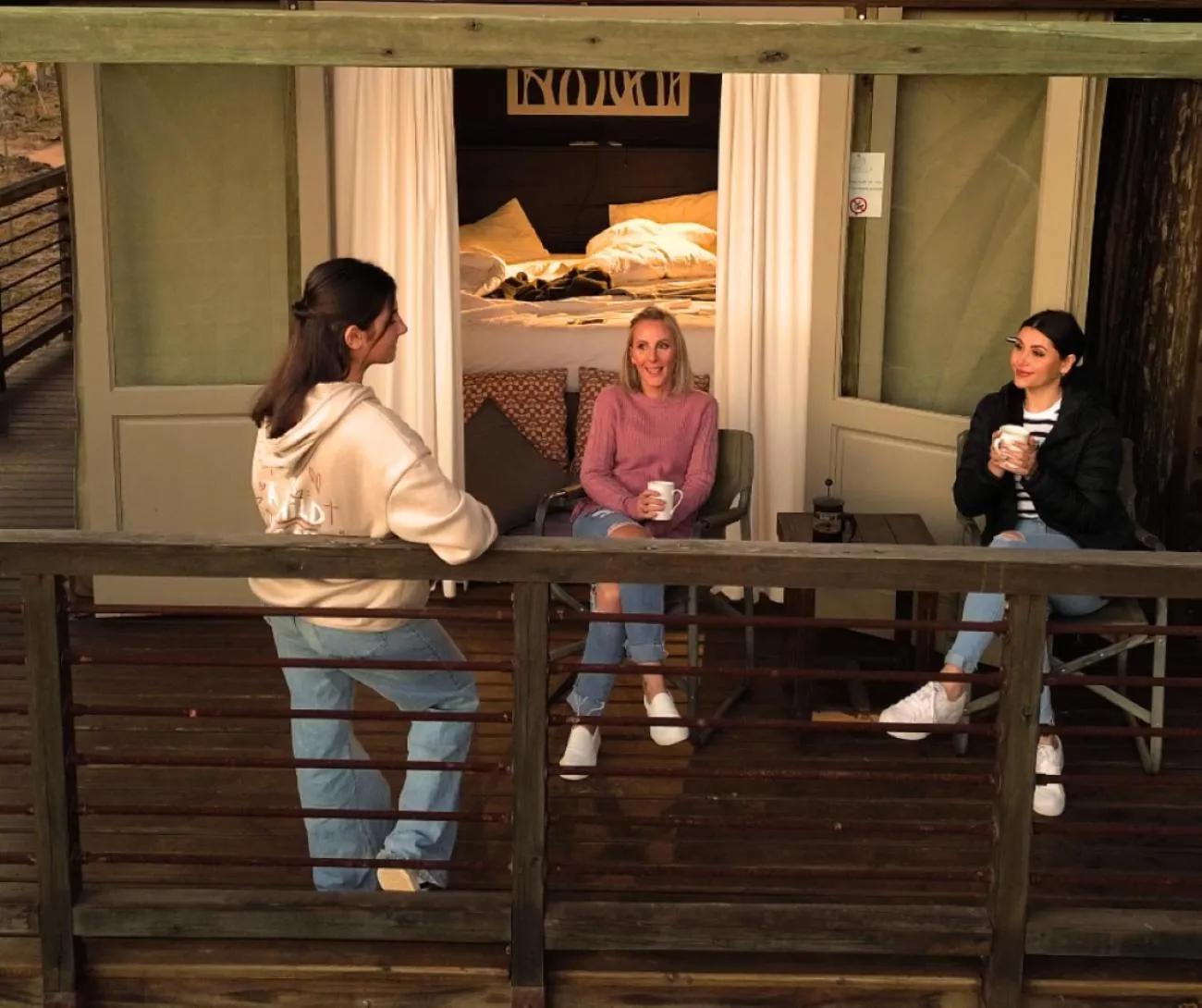 Patio in Ndhula Luxury Tented Lodge