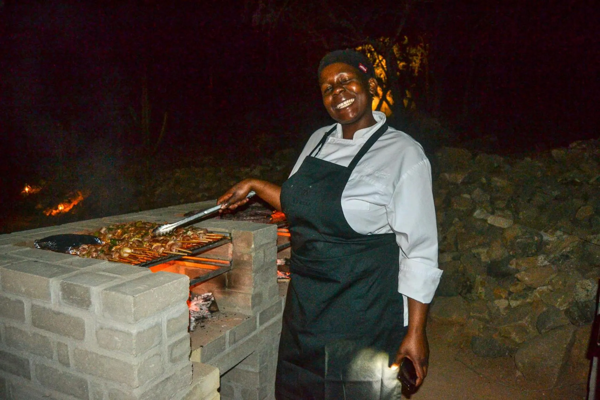Staff in Ndhula Luxury Tented Lodge