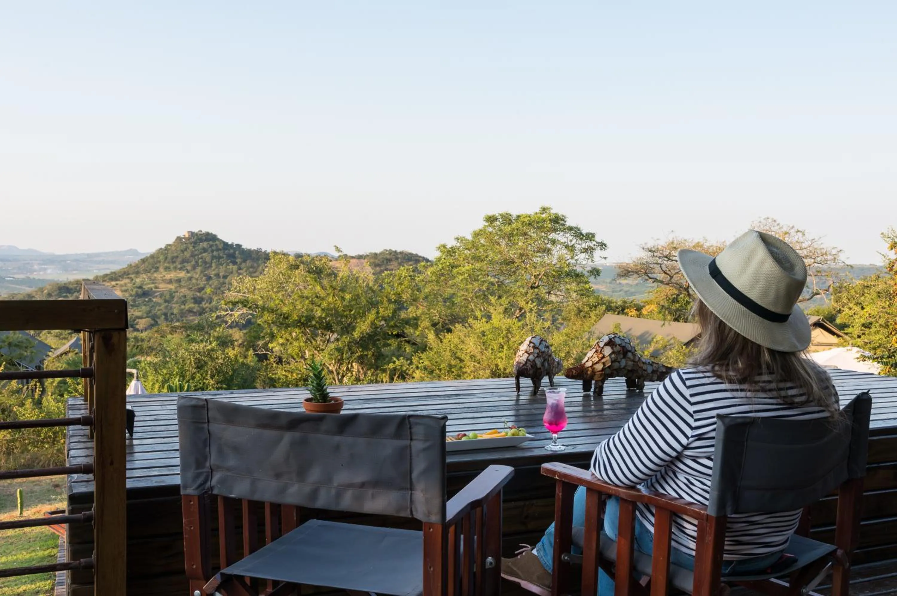 Patio in Ndhula Luxury Tented Lodge