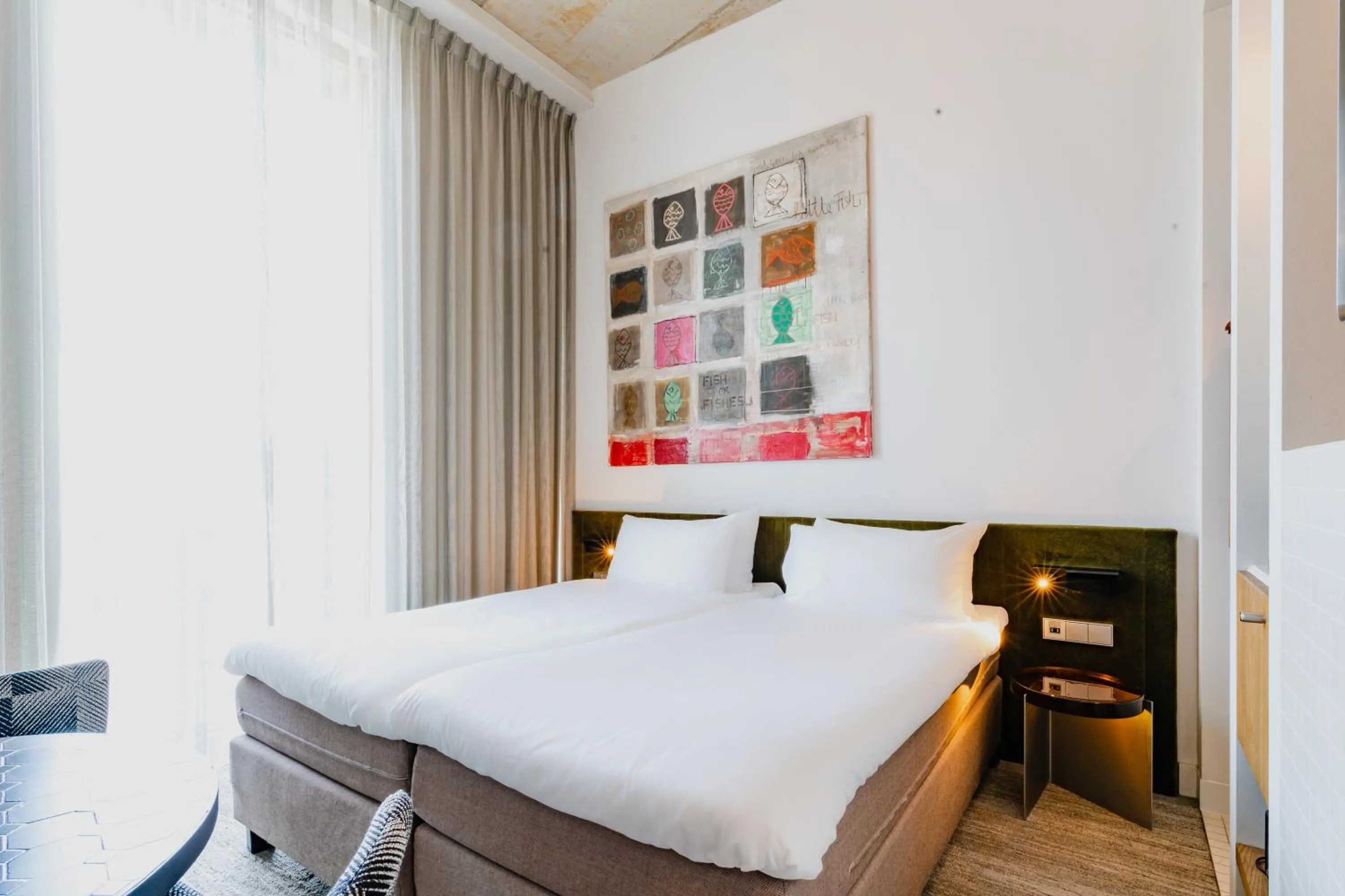 Bed in Hotel Pontsteiger