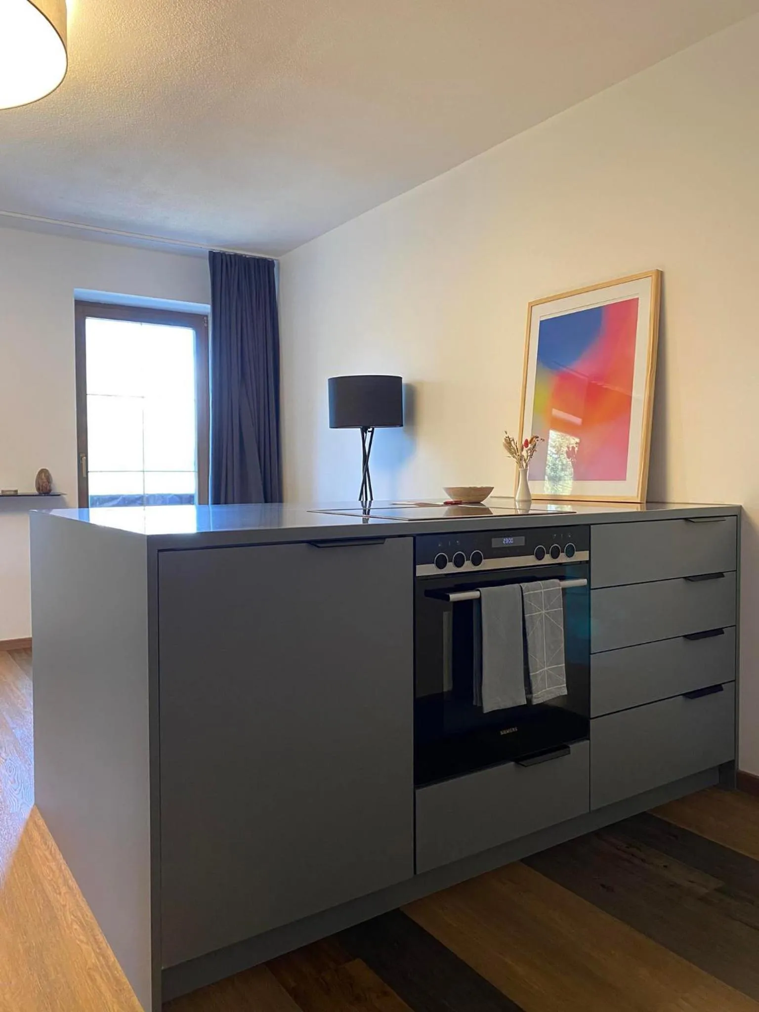 kitchen in Design Apartments & Zimmer - Zugspitze