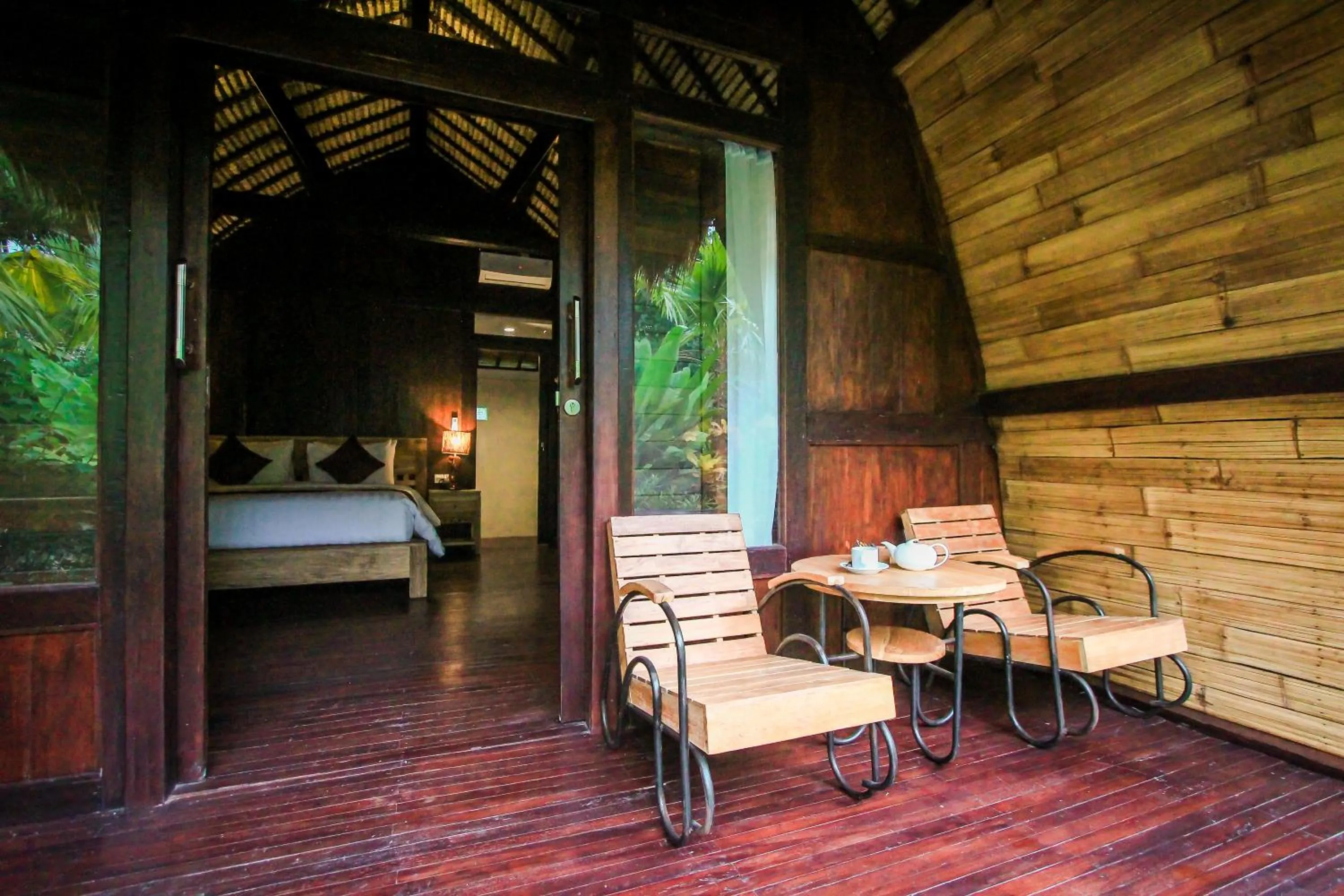 Balcony/Terrace in Keramas Sacred River Retreat Resort and Villa