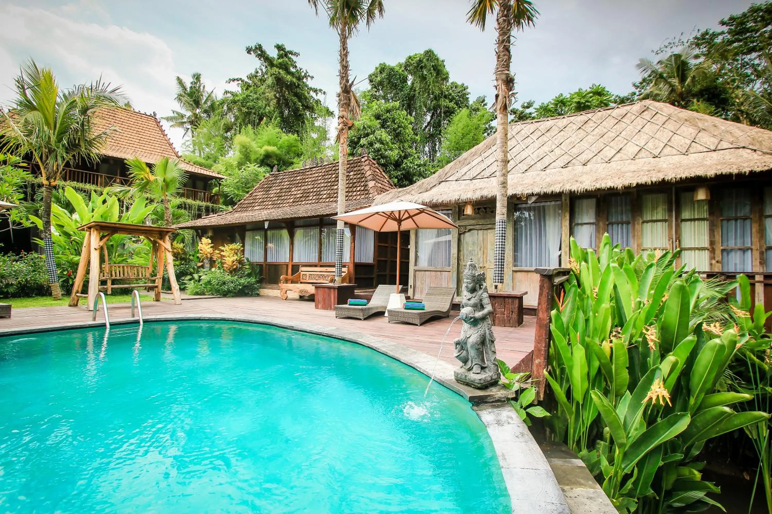 Swimming pool in Keramas Sacred River Retreat Resort and Villa
