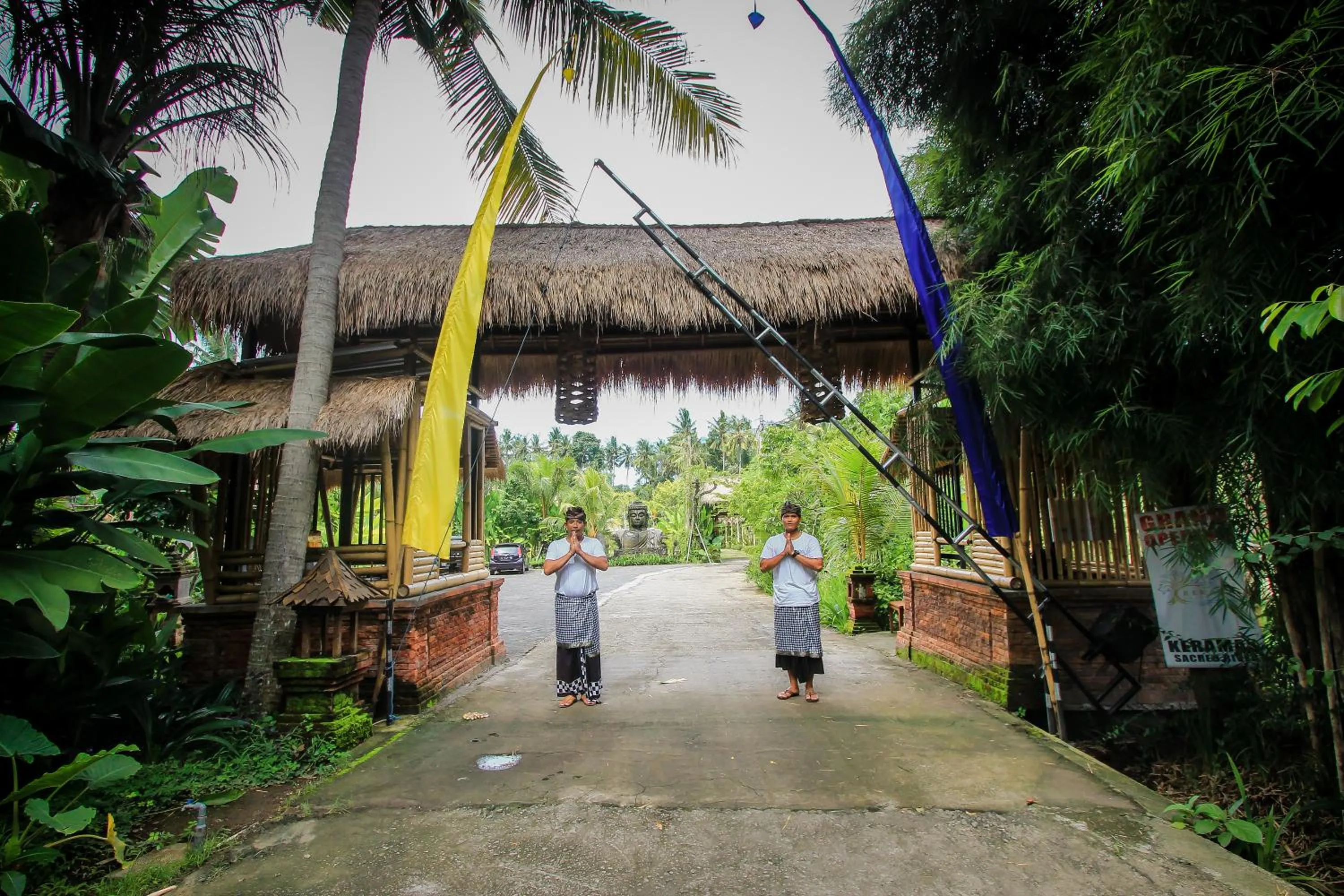 Facade/entrance in Keramas Sacred River Retreat Resort and Villa