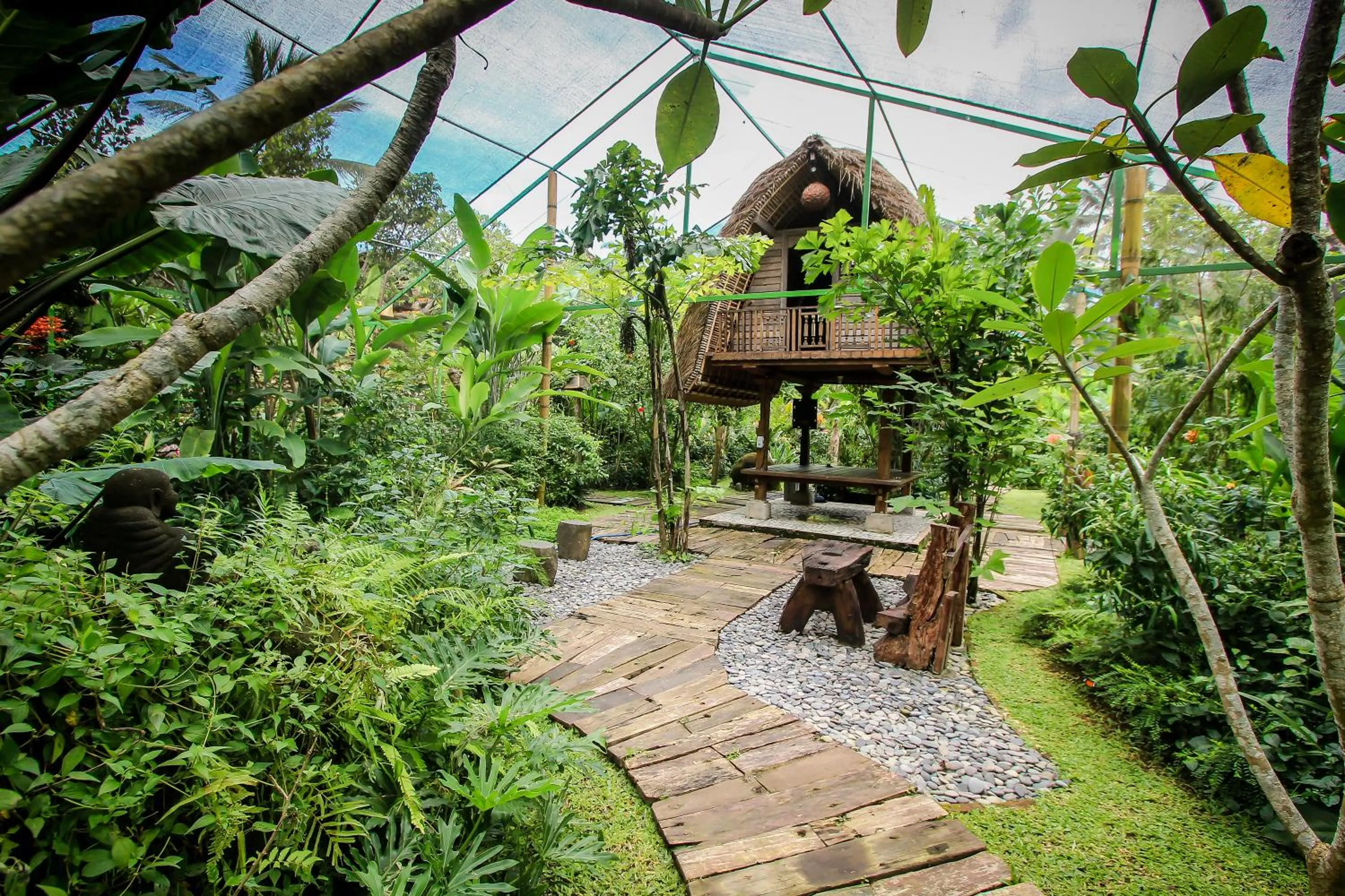 Garden in Keramas Sacred River Retreat Resort and Villa