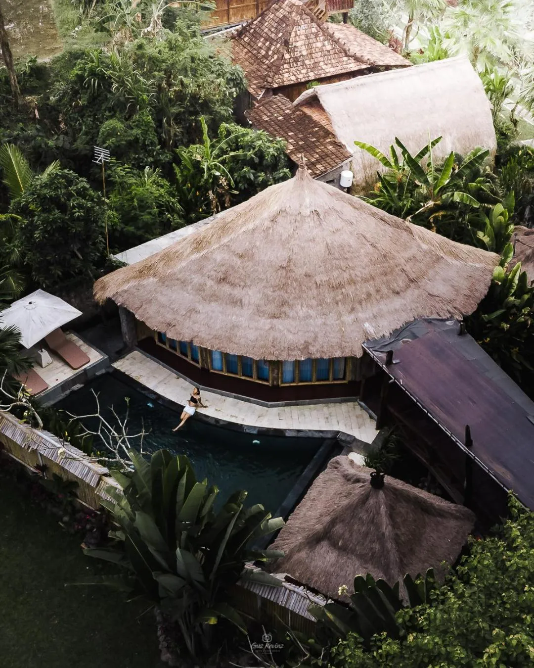 Bird's eye view in Keramas Sacred River Retreat Resort and Villa