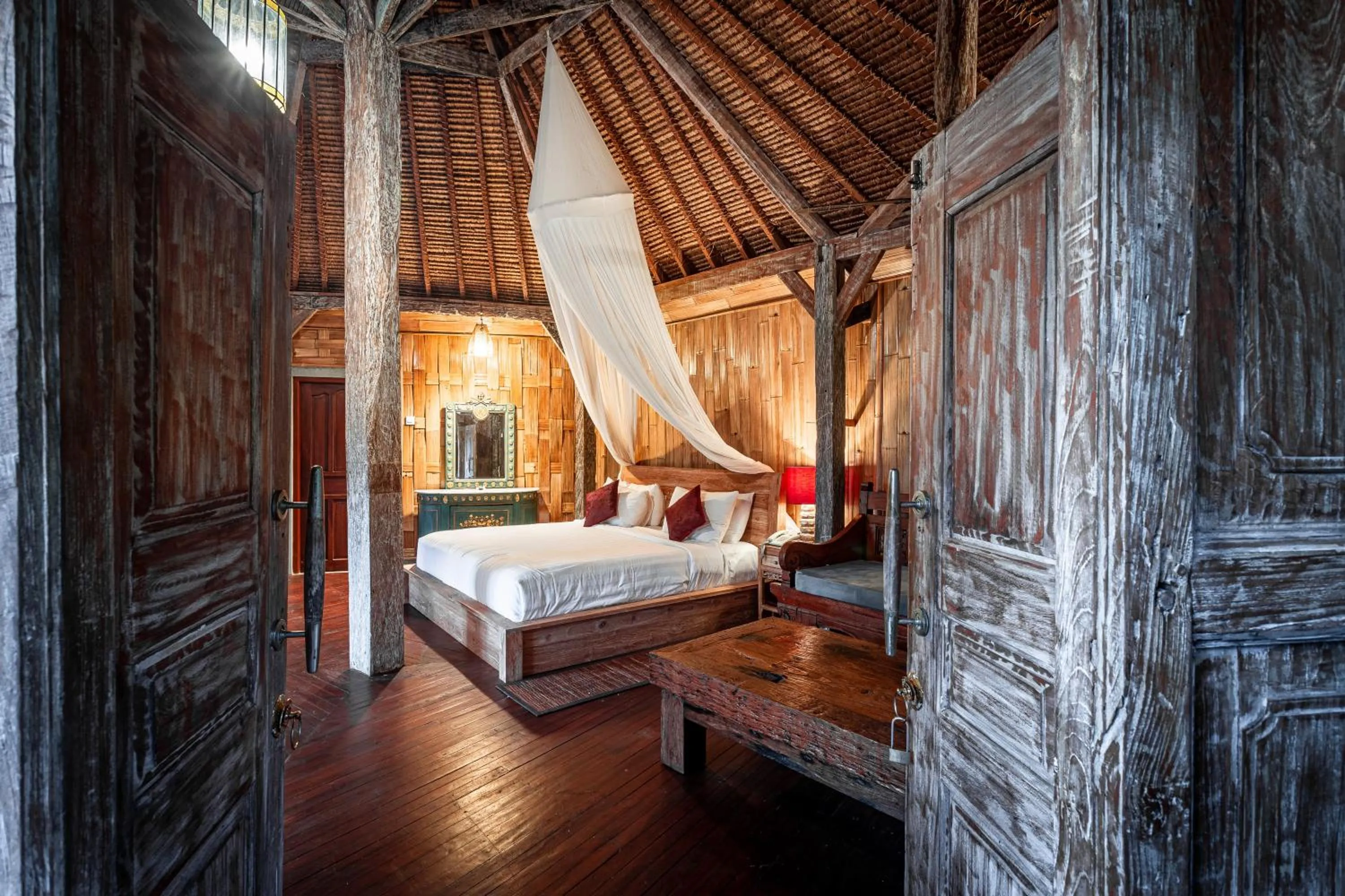 Bedroom, Bed in Keramas Sacred River Retreat Resort and Villa