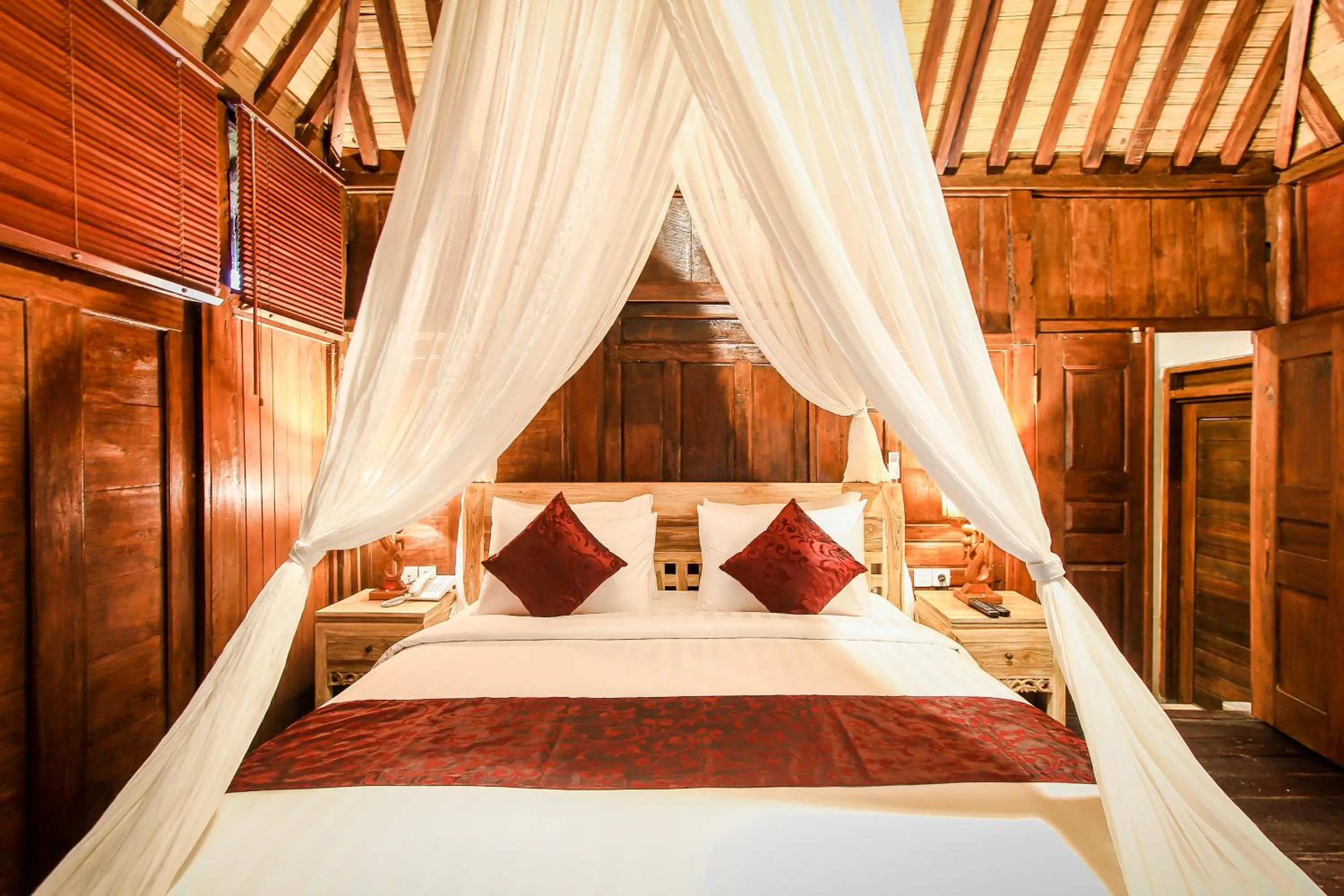 Bedroom, Bed in Keramas Sacred River Retreat Resort and Villa