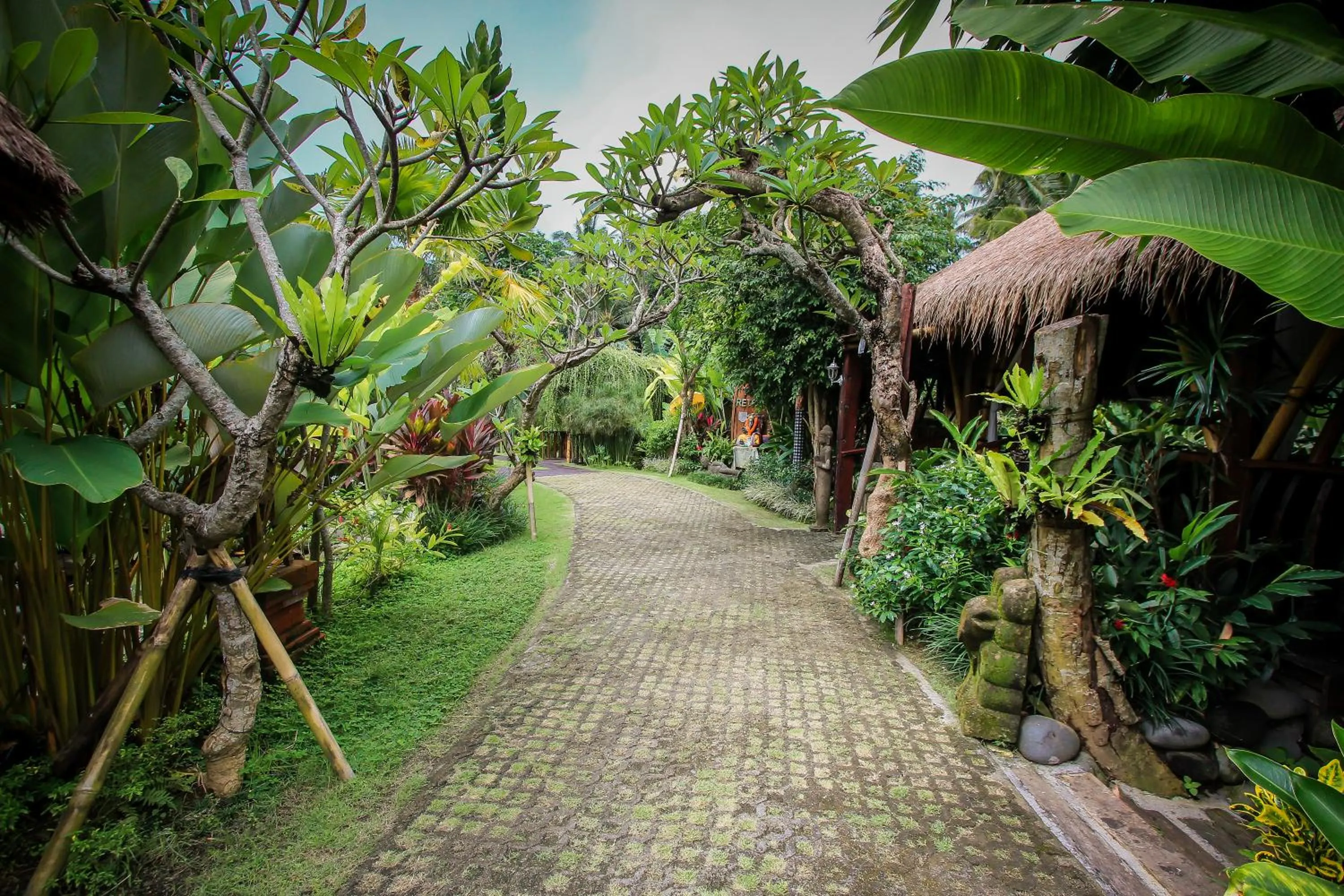 Garden in Keramas Sacred River Retreat Resort and Villa