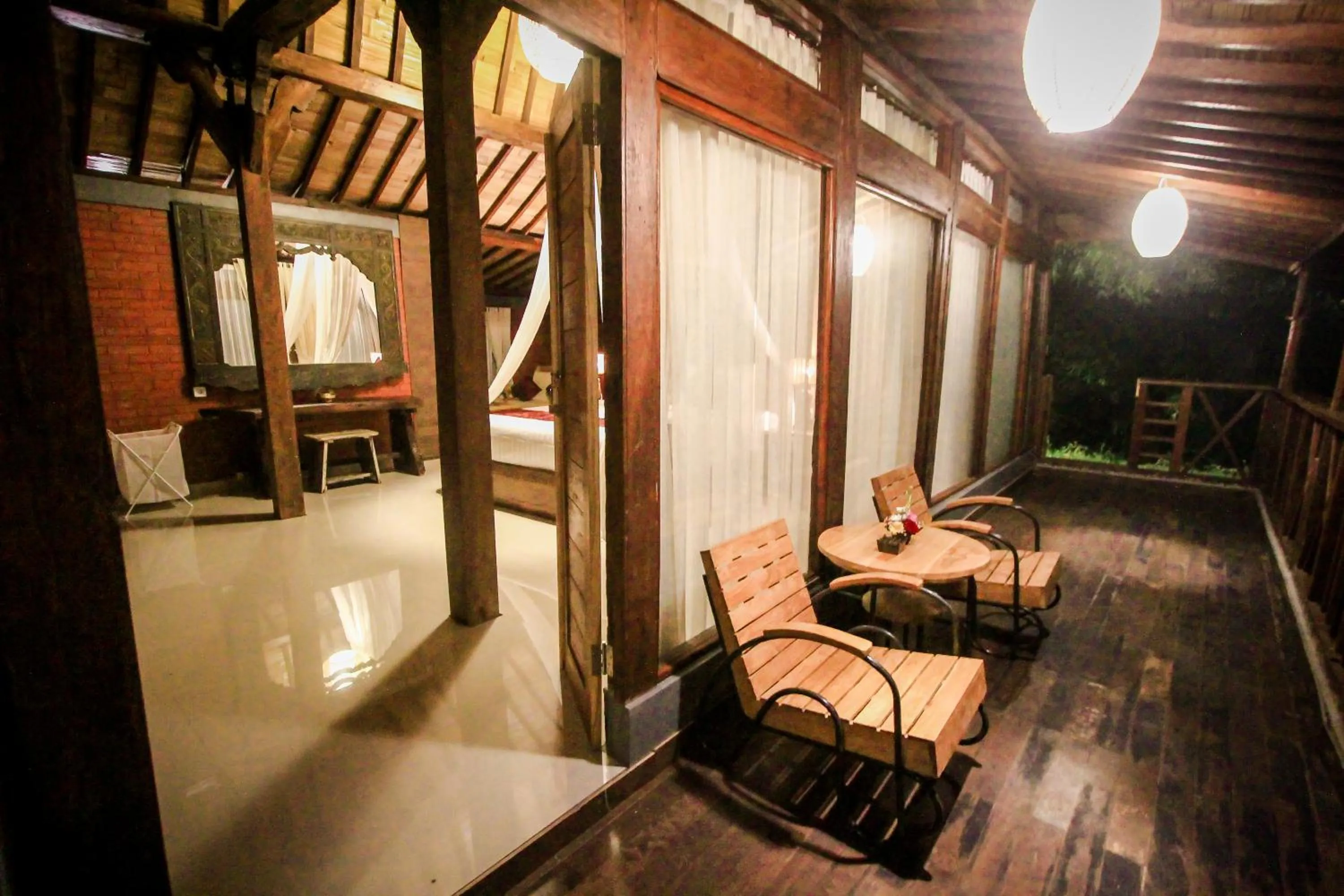 Balcony/Terrace in Keramas Sacred River Retreat Resort and Villa