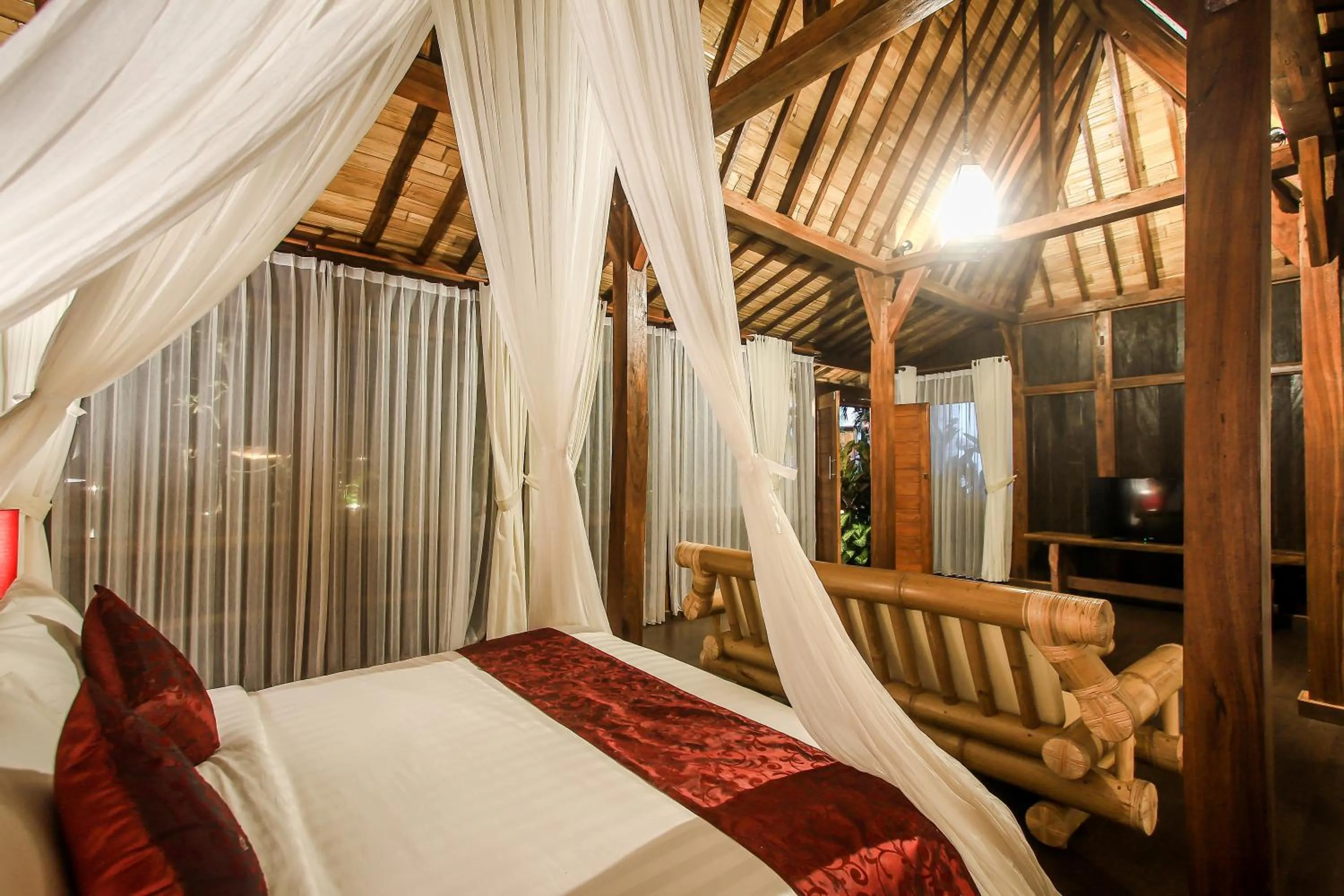 Bedroom, Bed in Keramas Sacred River Retreat Resort and Villa