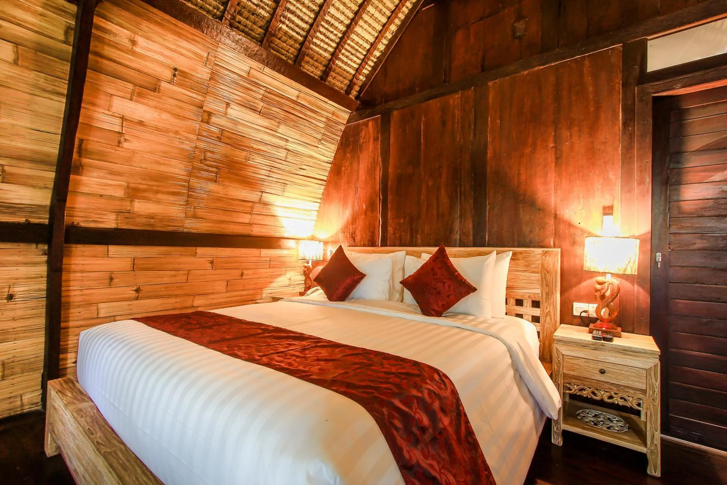 Bedroom, Bed in Keramas Sacred River Retreat Resort and Villa