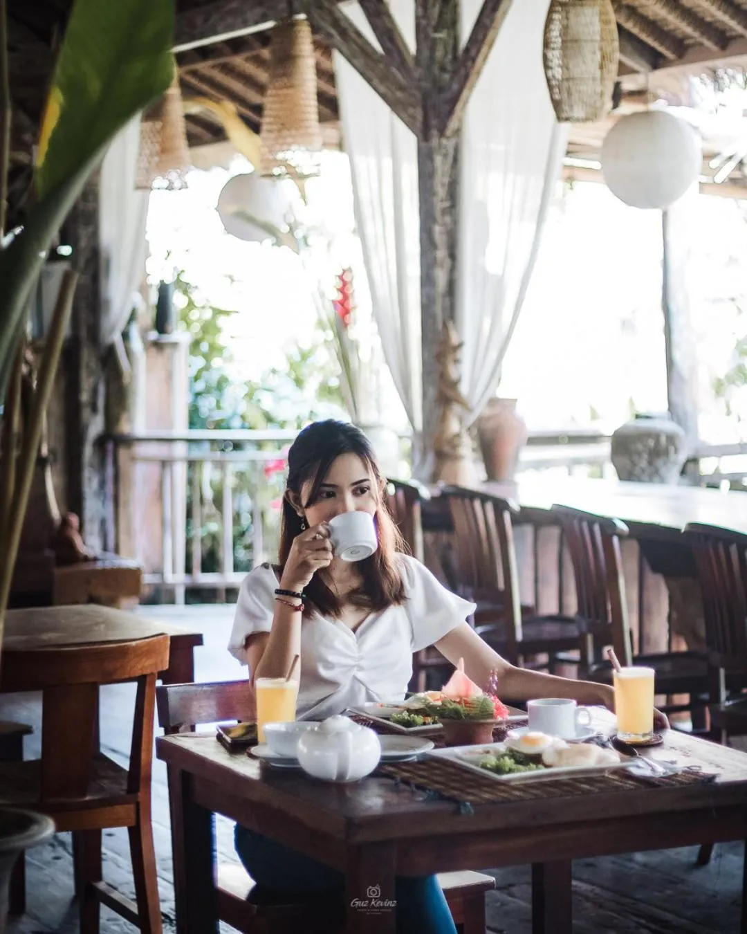 Restaurant/places to eat in Keramas Sacred River Retreat Resort and Villa