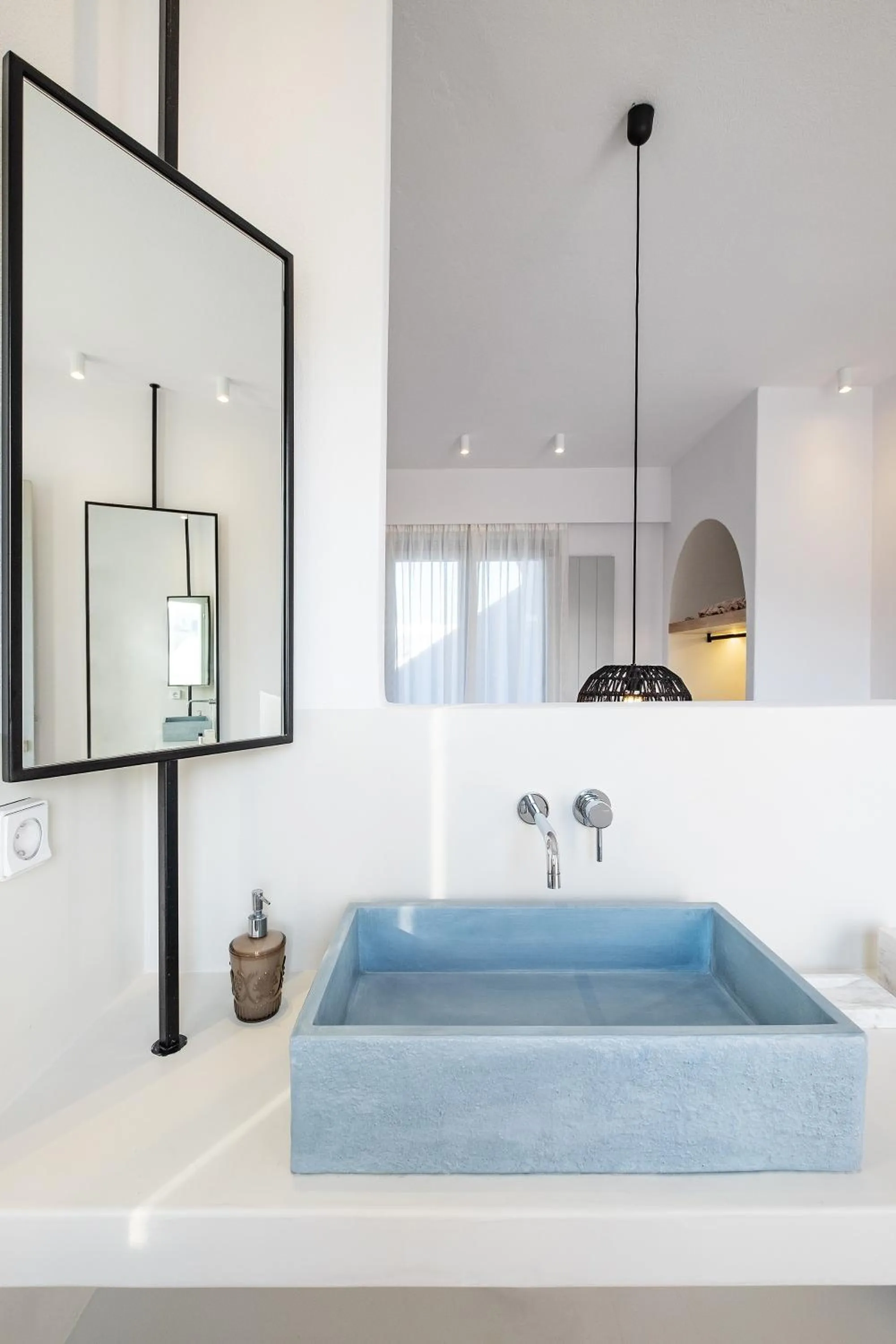 Bed in Quartano Luxury Cycladic Residence, Adults Only (13+)