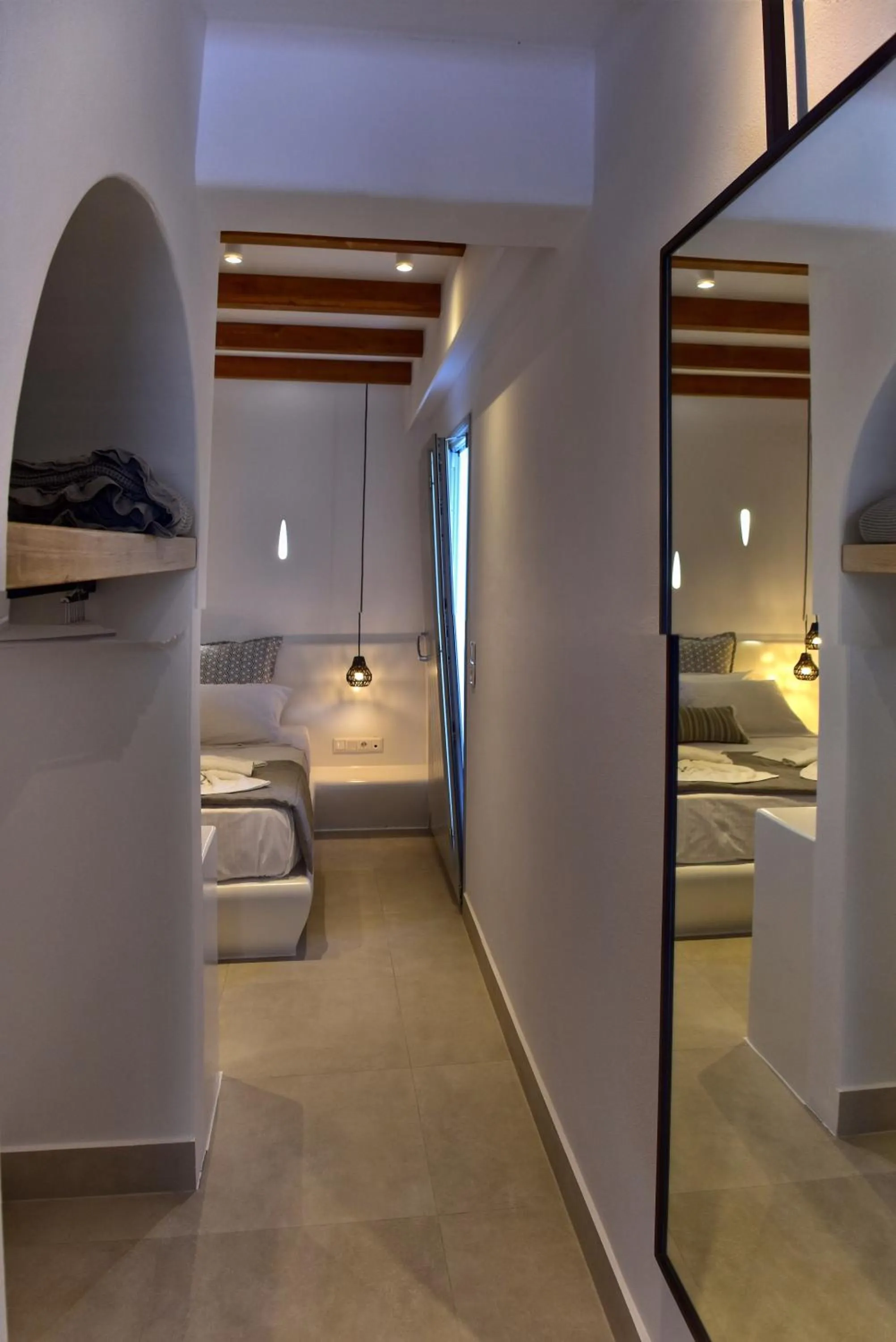 Bed in Quartano Luxury Cycladic Residence, Adults Only (13+)