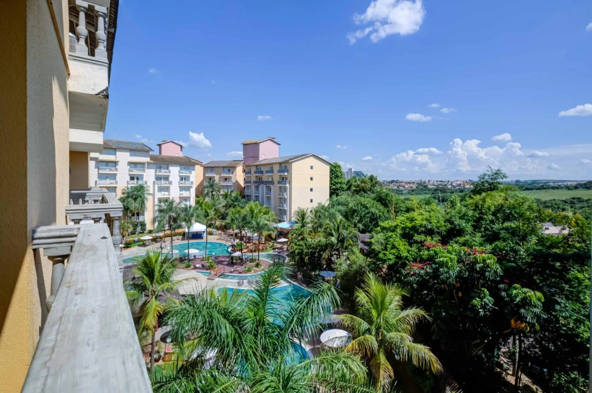Balcony/Terrace in Thermas de Olimpia Resort