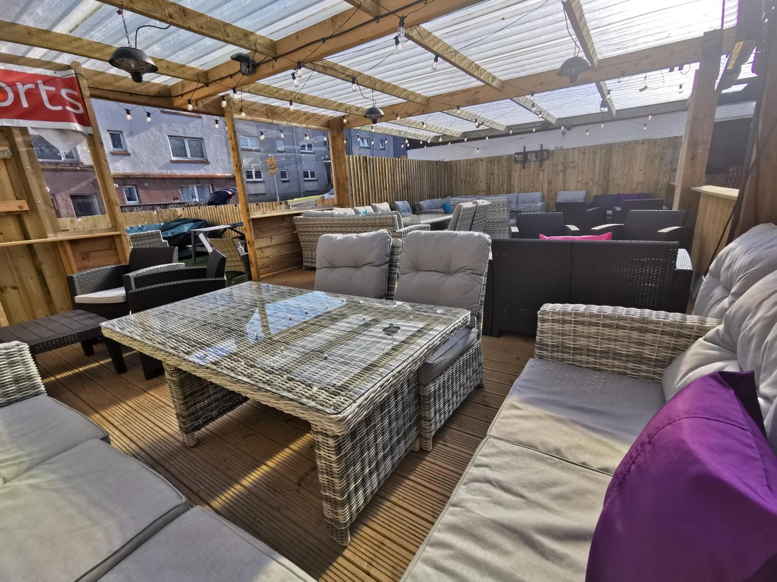 Patio in The Swan Inn