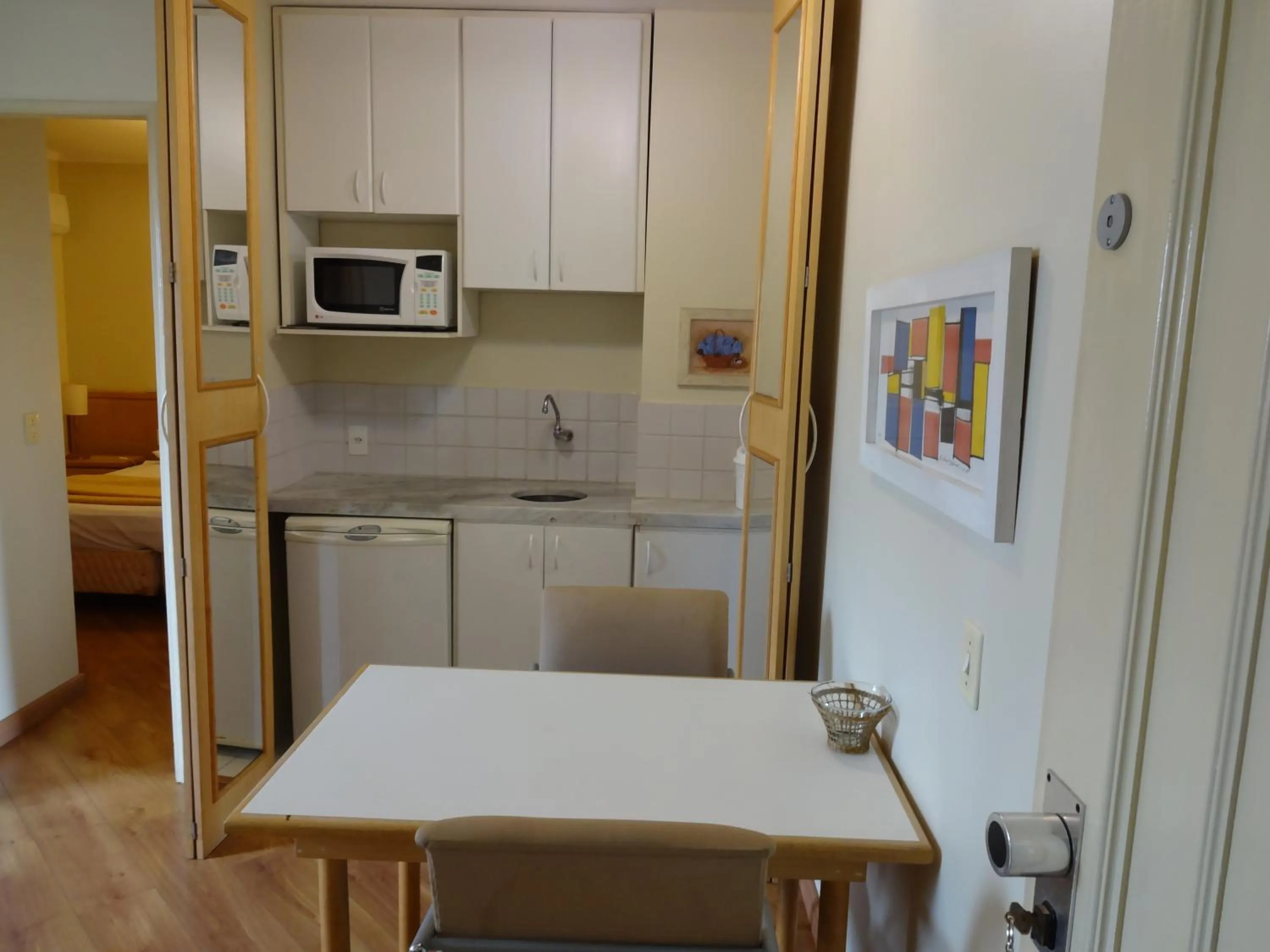 Kitchen or kitchenette in Residencial Bella Vista Suites