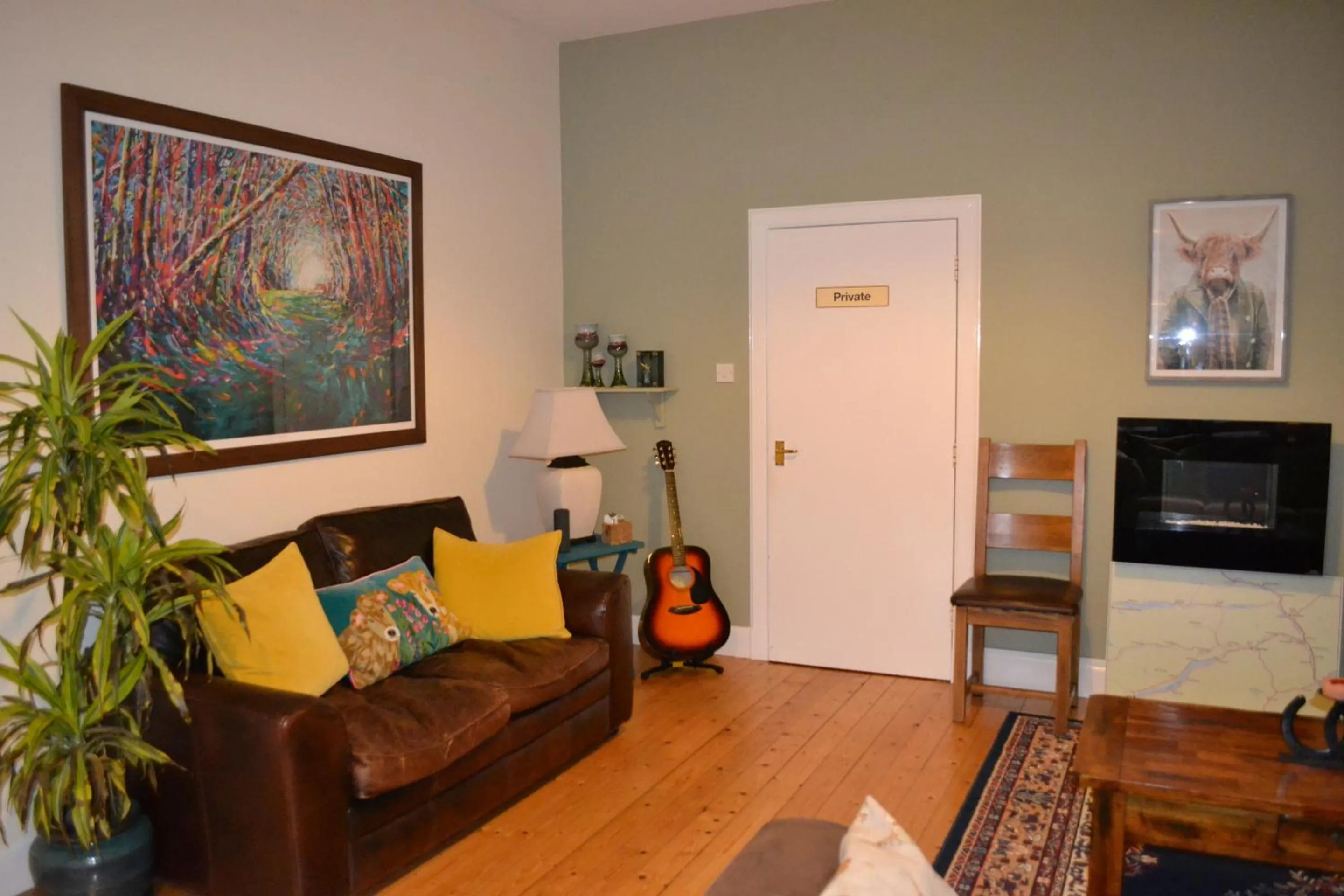 Living room in Cuil-An-Daraich Guest House