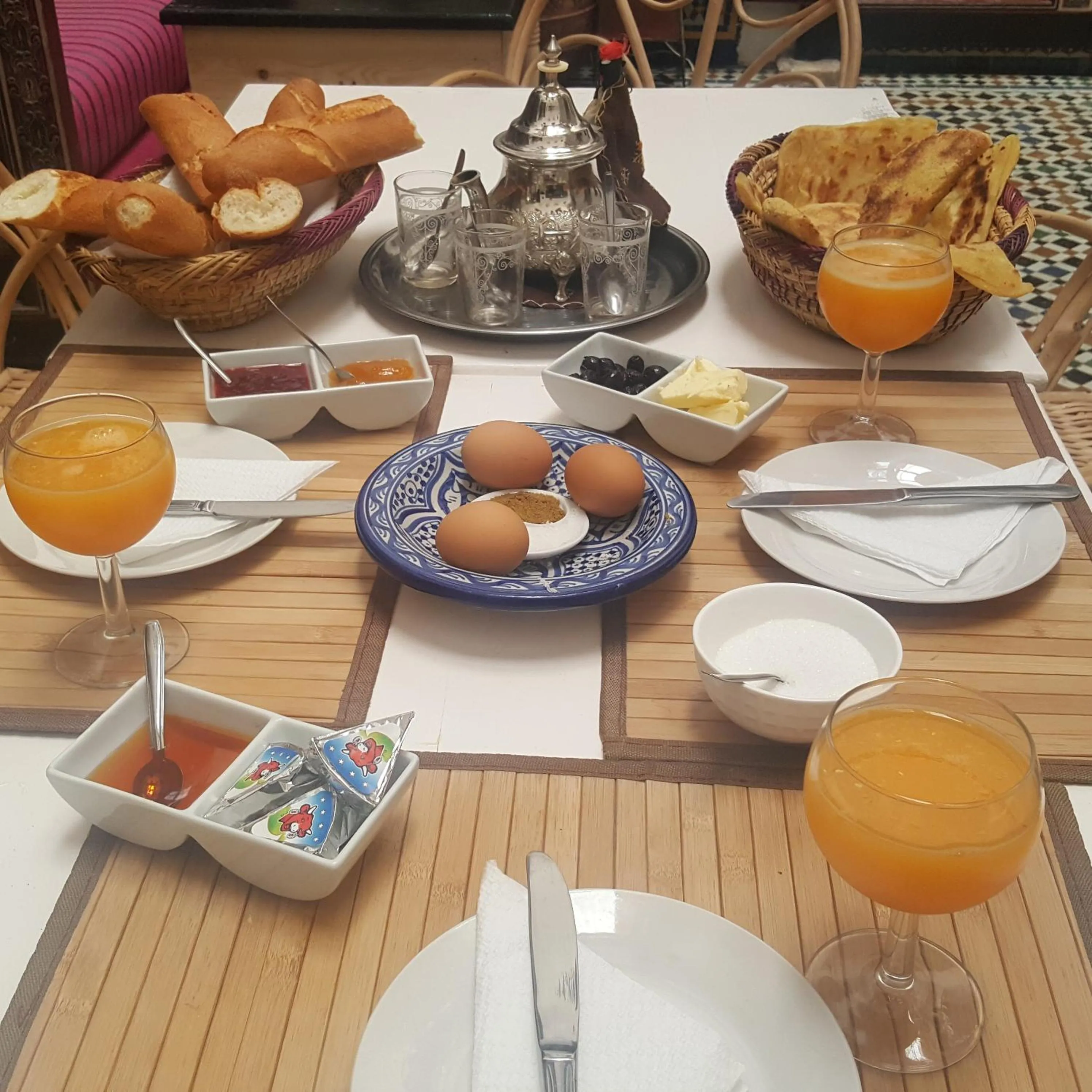 Food close-up, Breakfast in Dar Iman