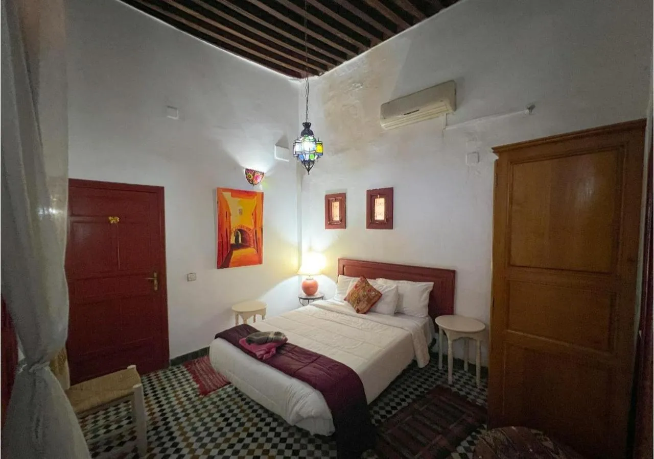 Bed in Riad Dar Iman