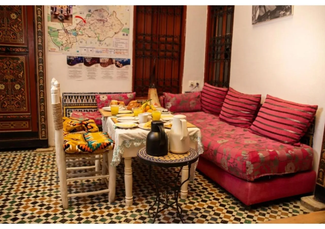 Living room in Riad Dar Iman