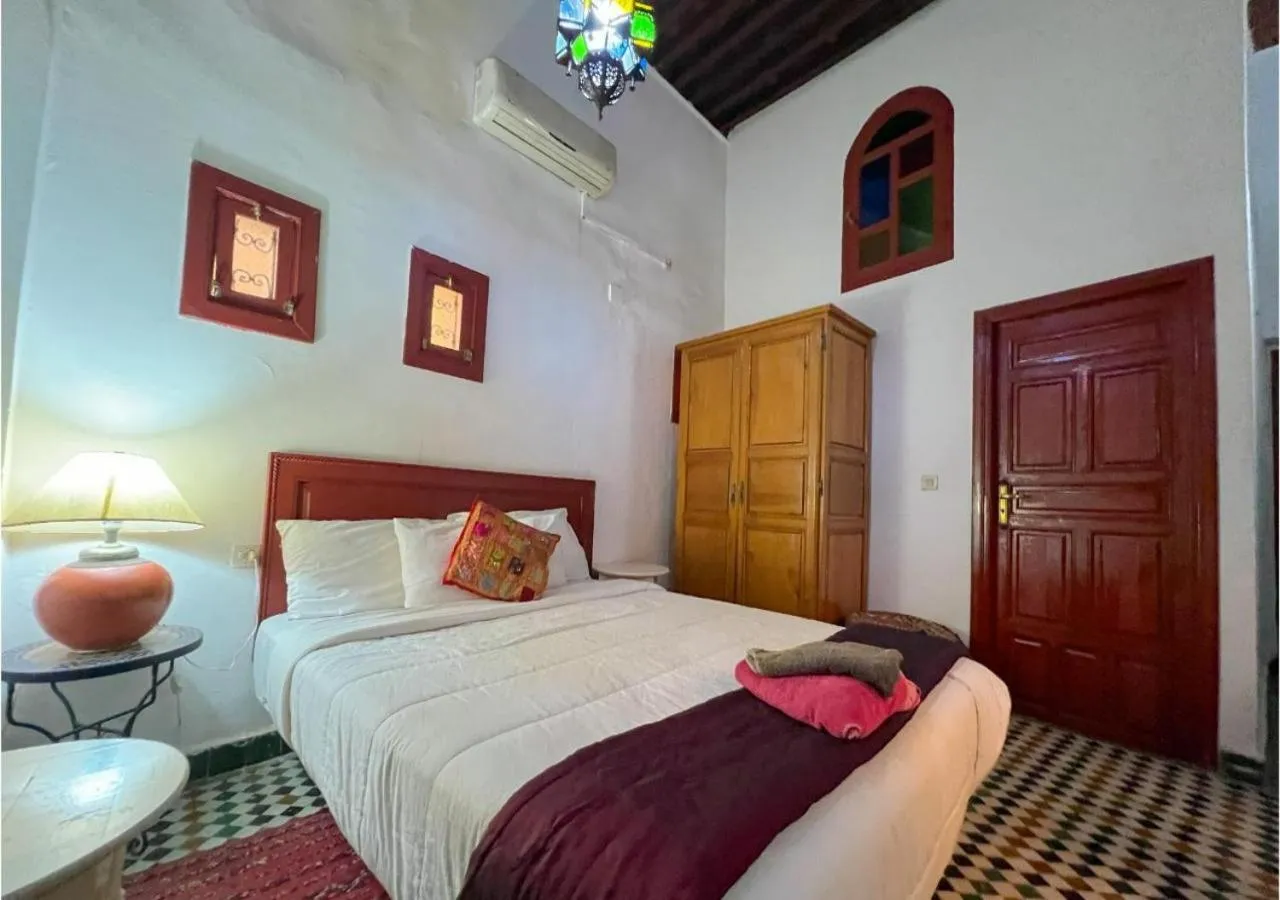 Bed in Riad Dar Iman