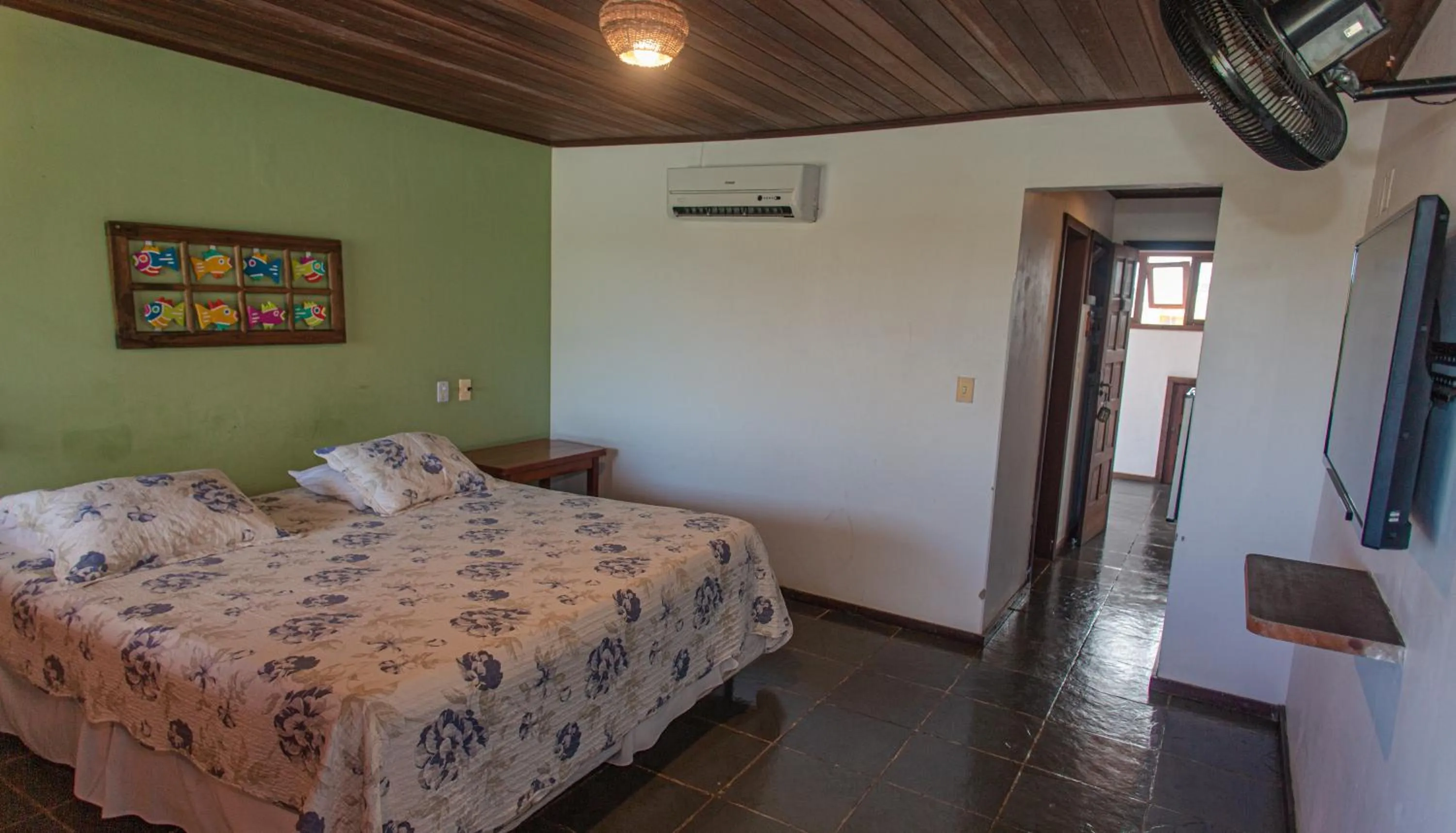 Bed in Pousada Canto do Rio