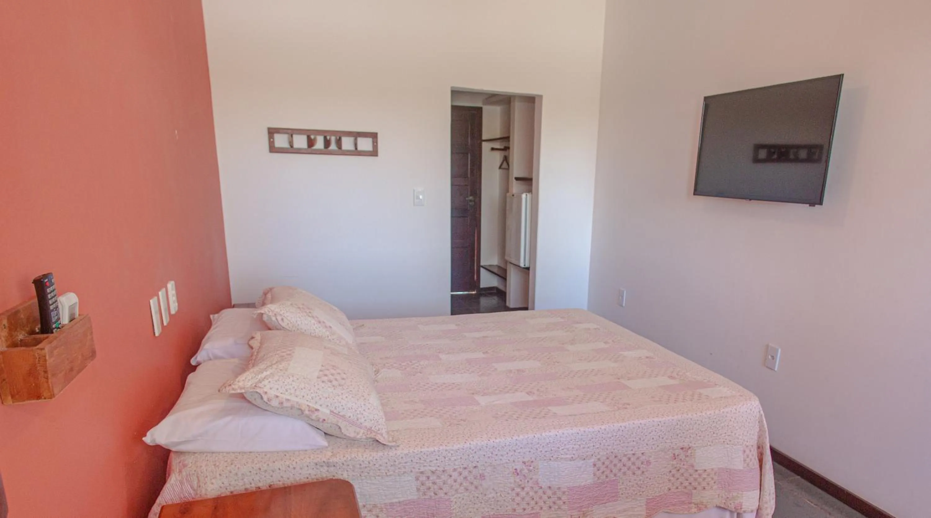 Bed in Pousada Canto do Rio