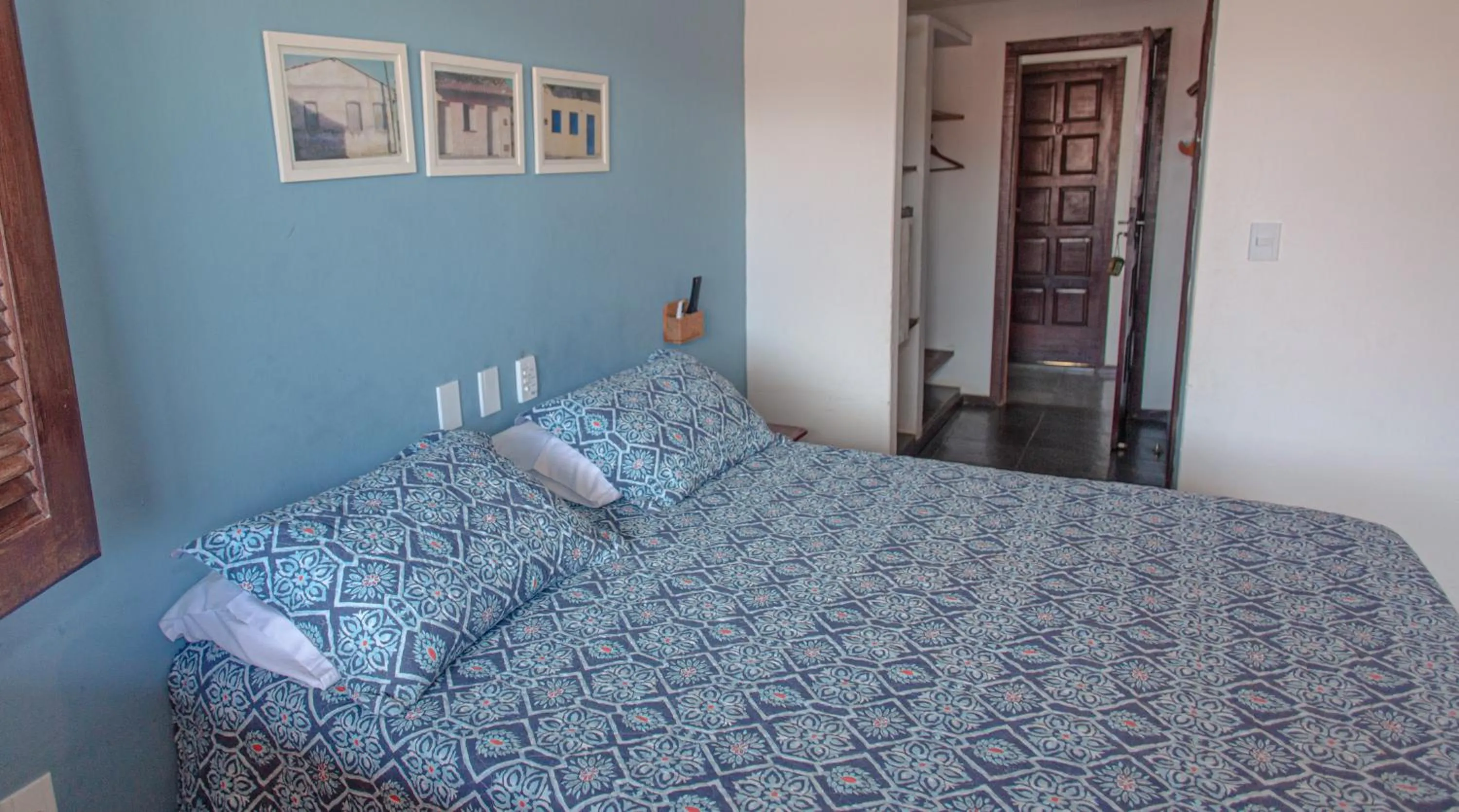 Bed in Pousada Canto do Rio