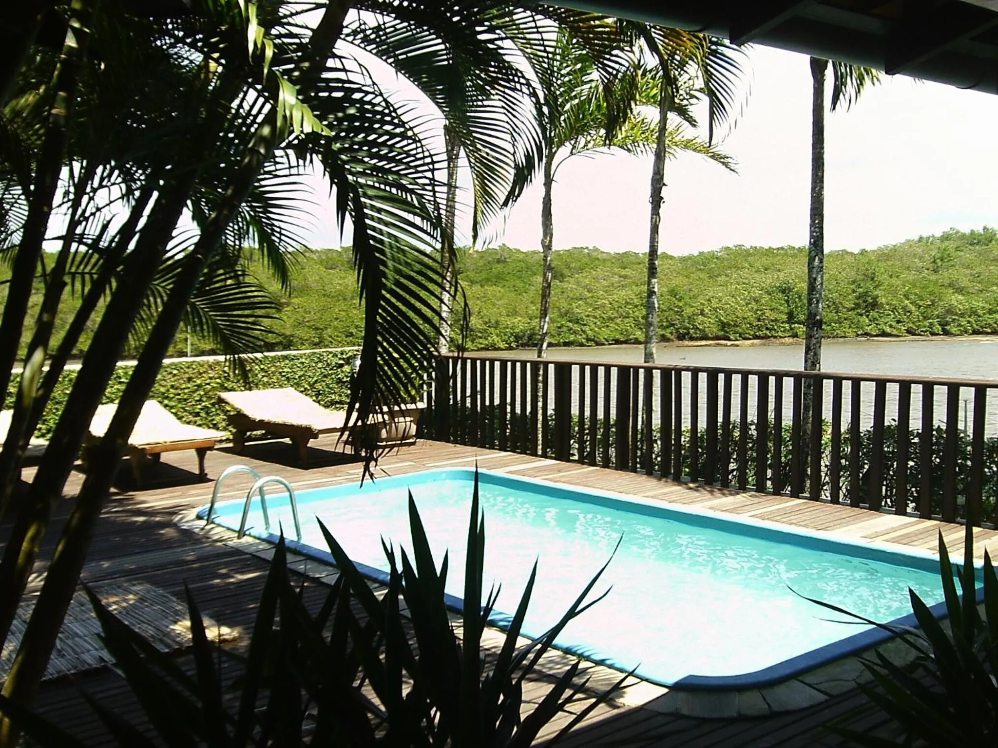 Pool view in Pousada Canto do Rio