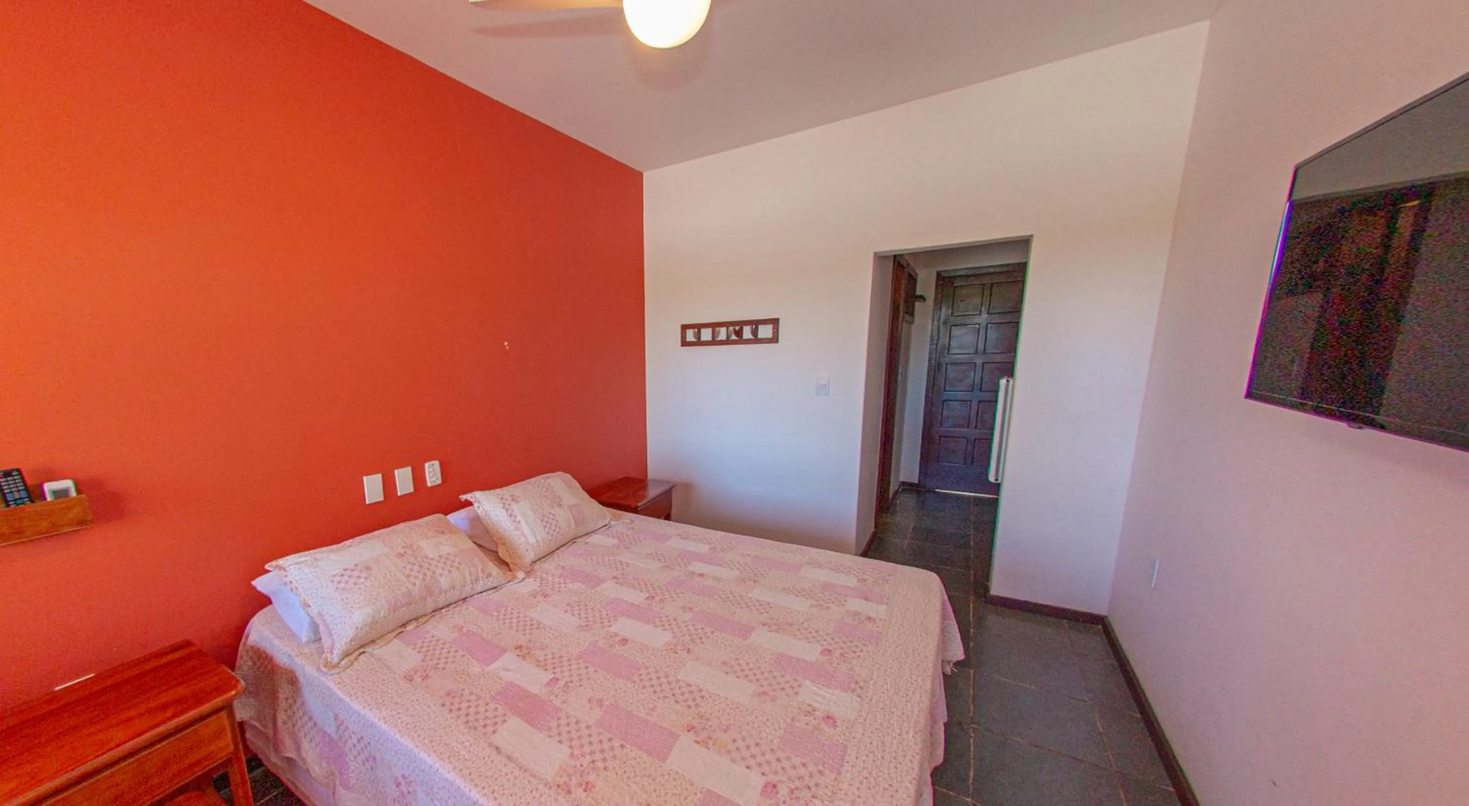 Bed in Pousada Canto do Rio