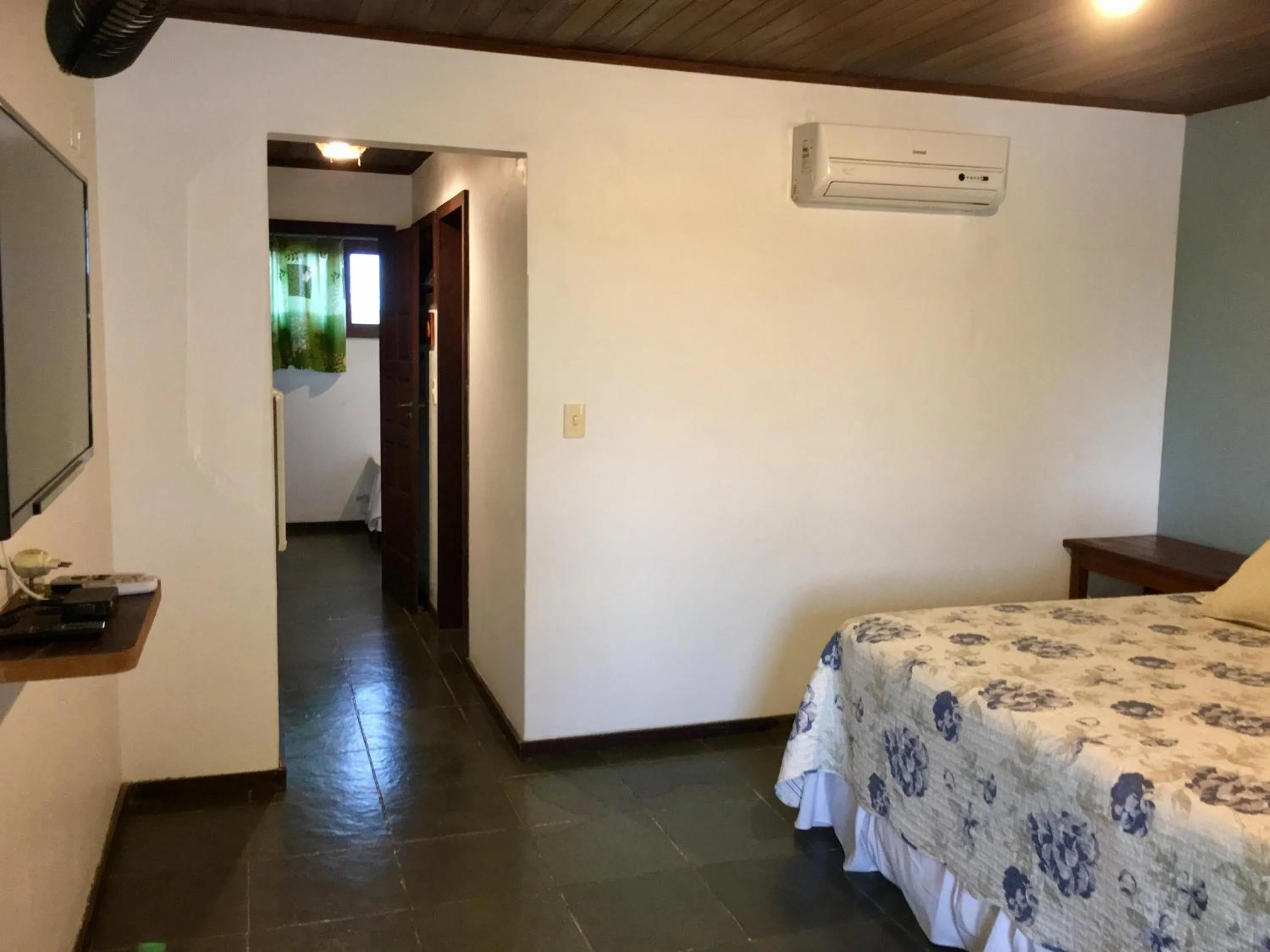 Bed in Pousada Canto do Rio