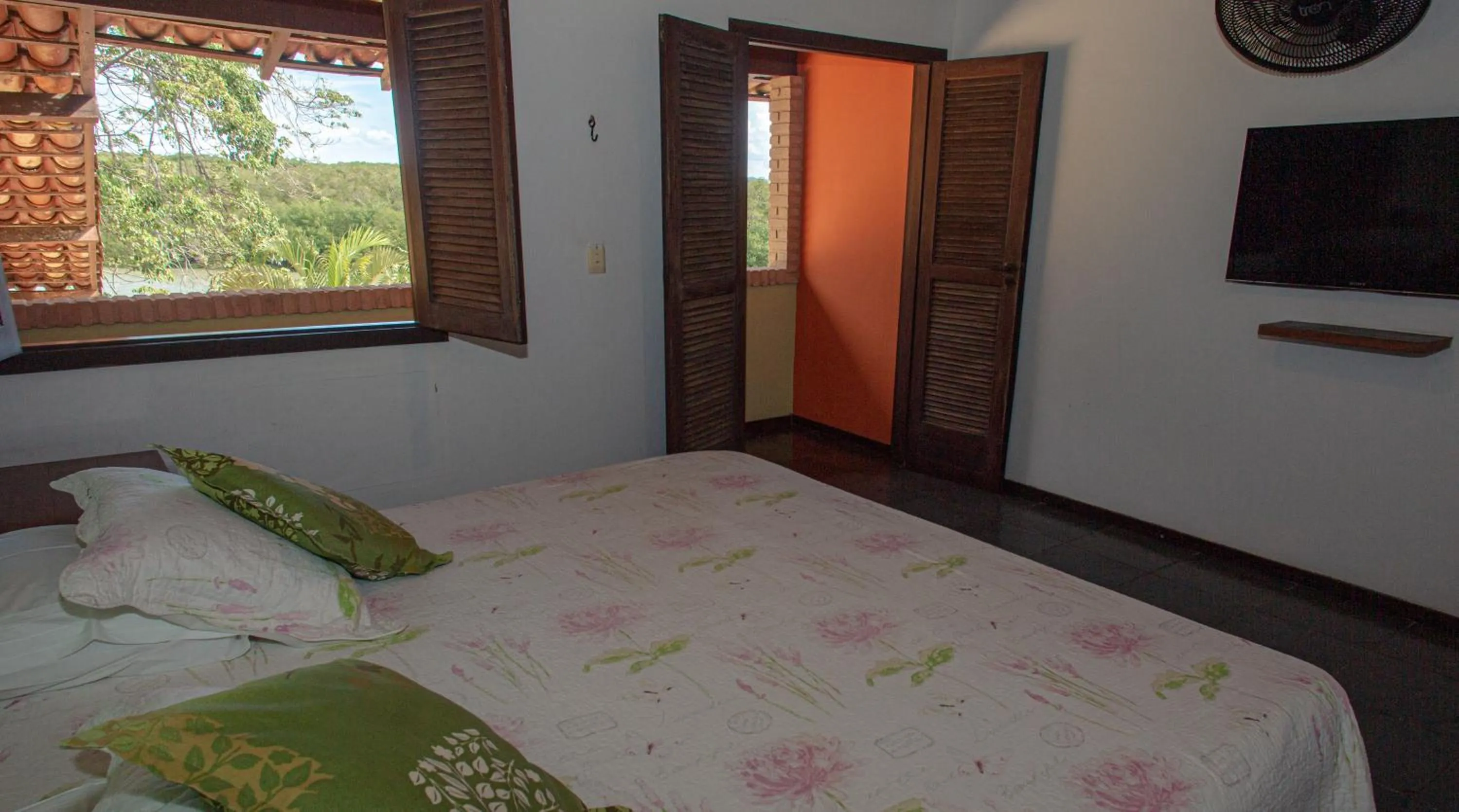 Bed in Pousada Canto do Rio