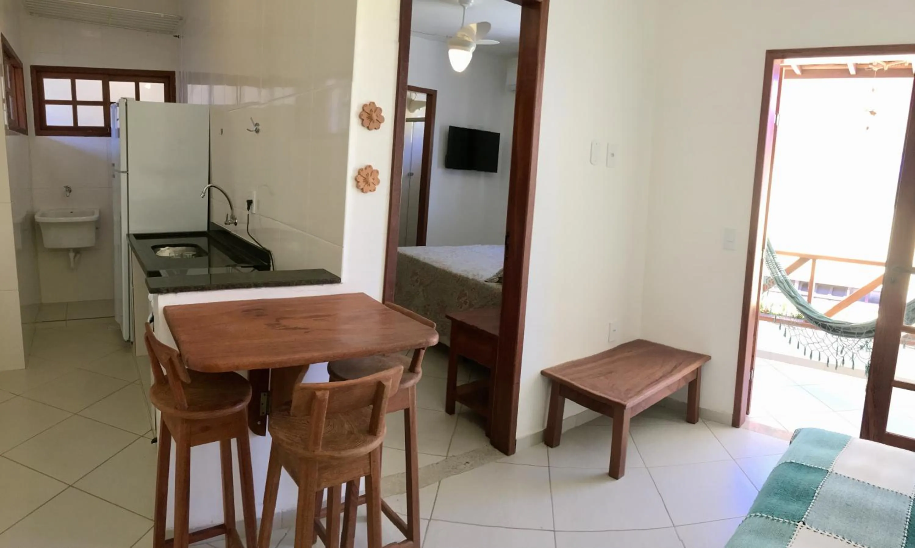 Balcony/Terrace in Pousada Canto do Rio