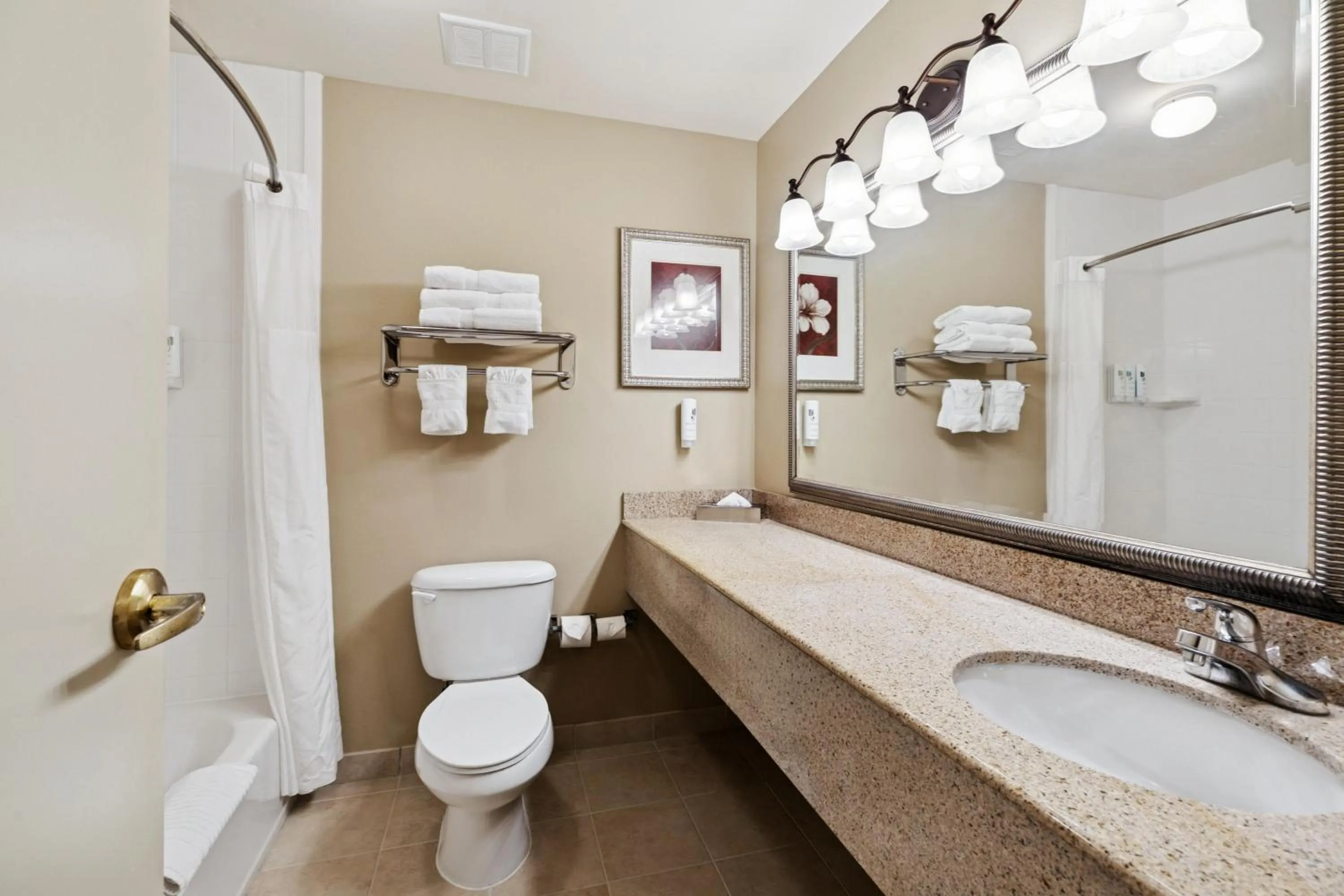 Bathroom in Country Inn & Suites by Radisson, Covington, LA