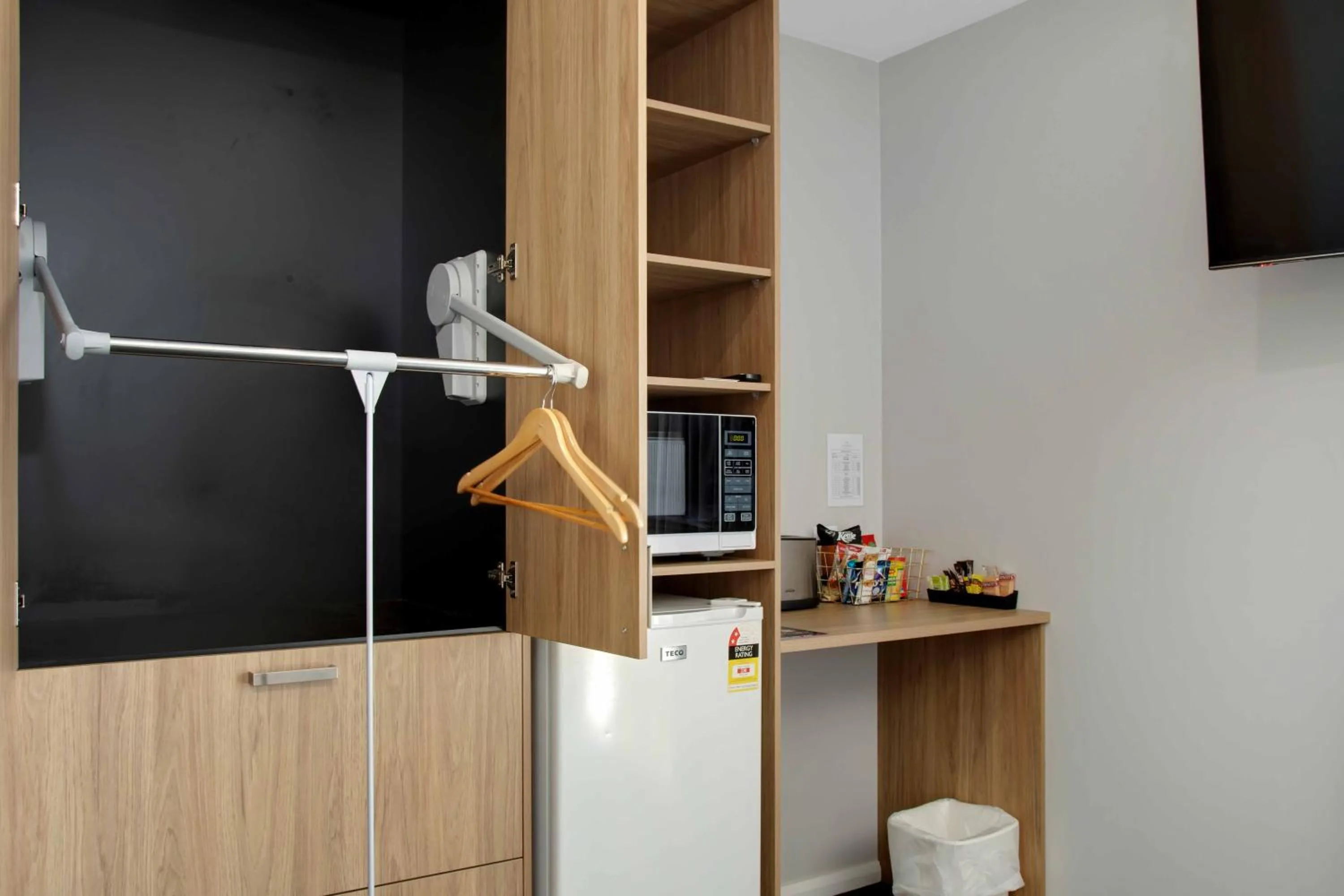 wardrobe in Hive Hotel, Moruya
