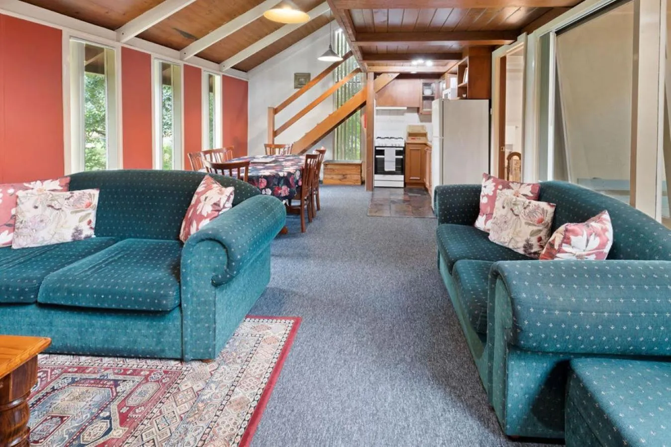 Living room in Clarendon Chalets