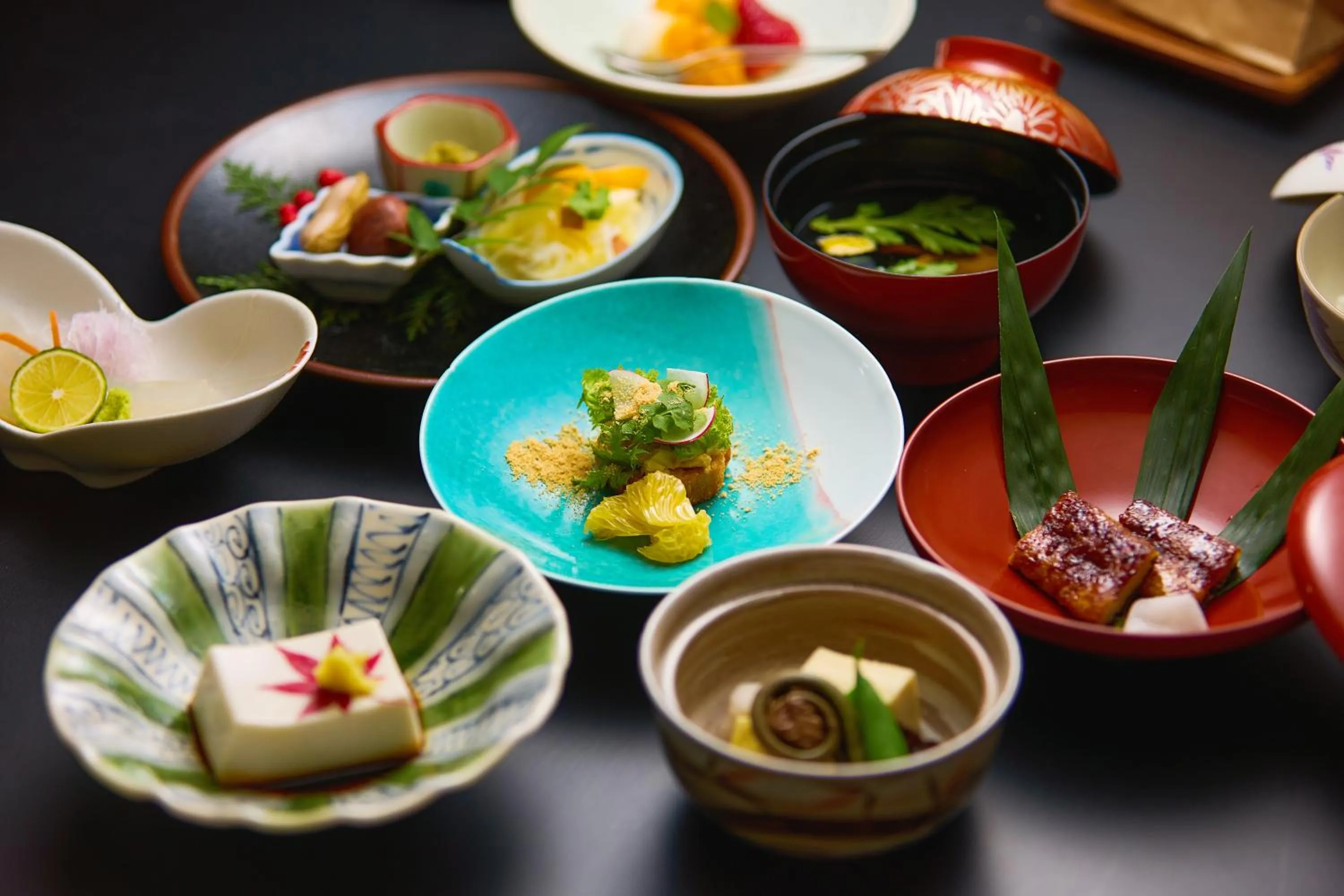 Dinner in Ryokan Koyokan