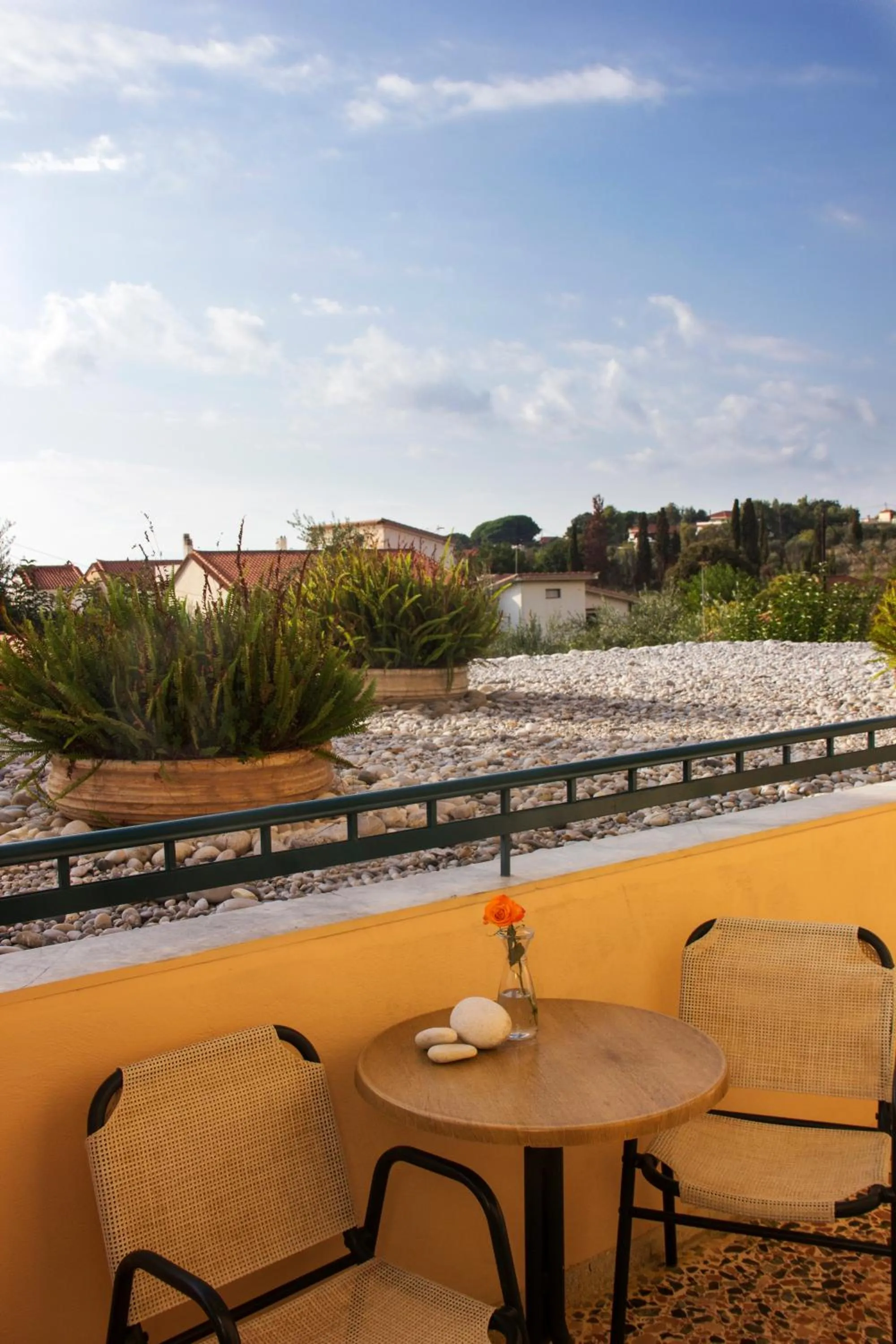 Balcony/Terrace in Lefktron Hotel