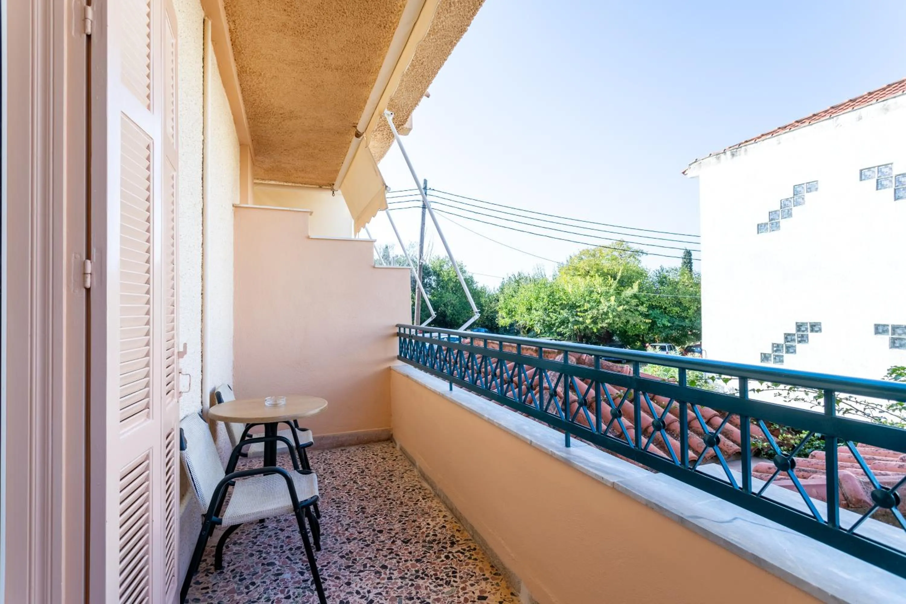 Balcony/Terrace in Lefktron Hotel